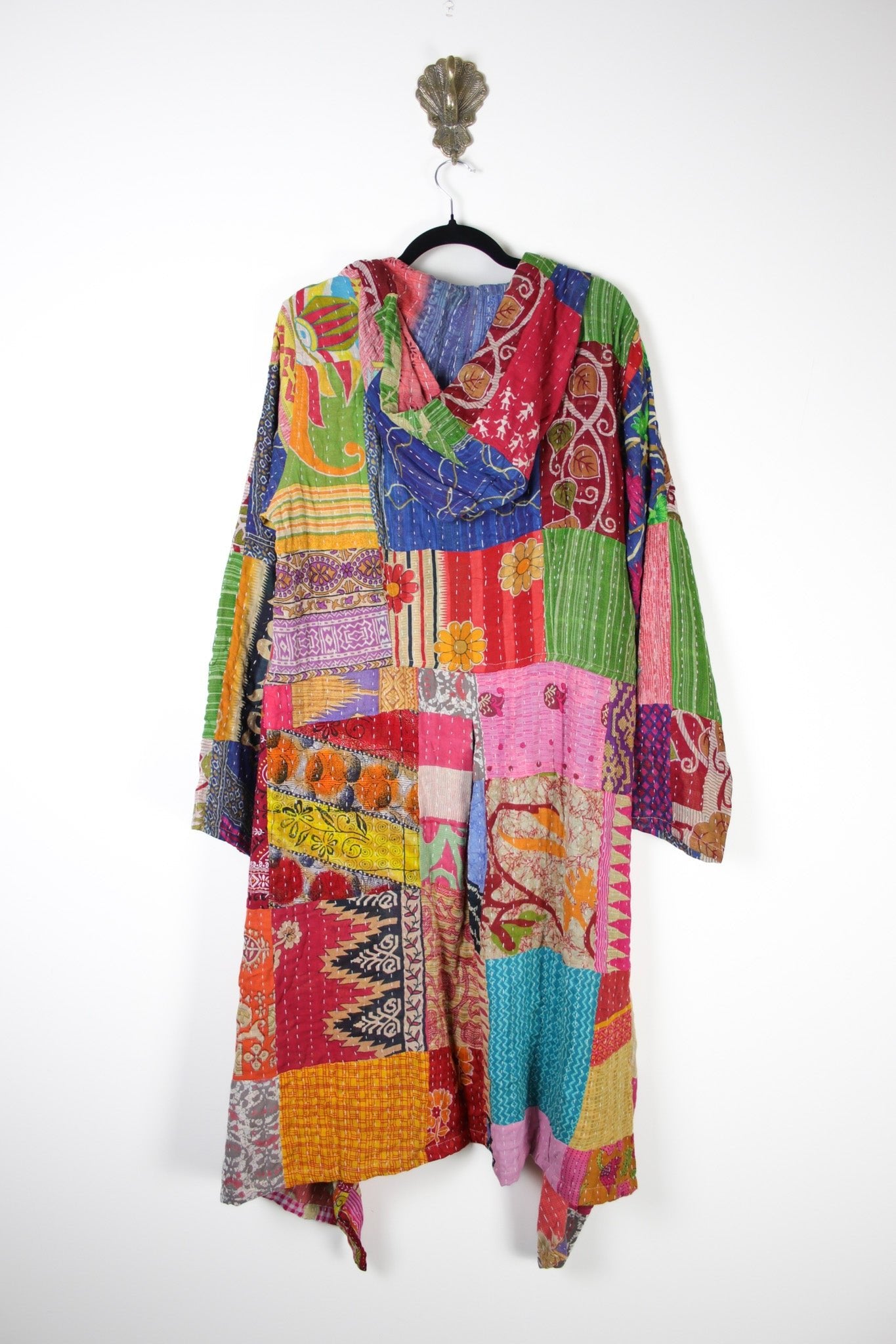 Patchwork Pixie Coat 2XL (18358) PixieCoat2_3XLRenewBohemian183582 Renew Bohemian Pty Ltd