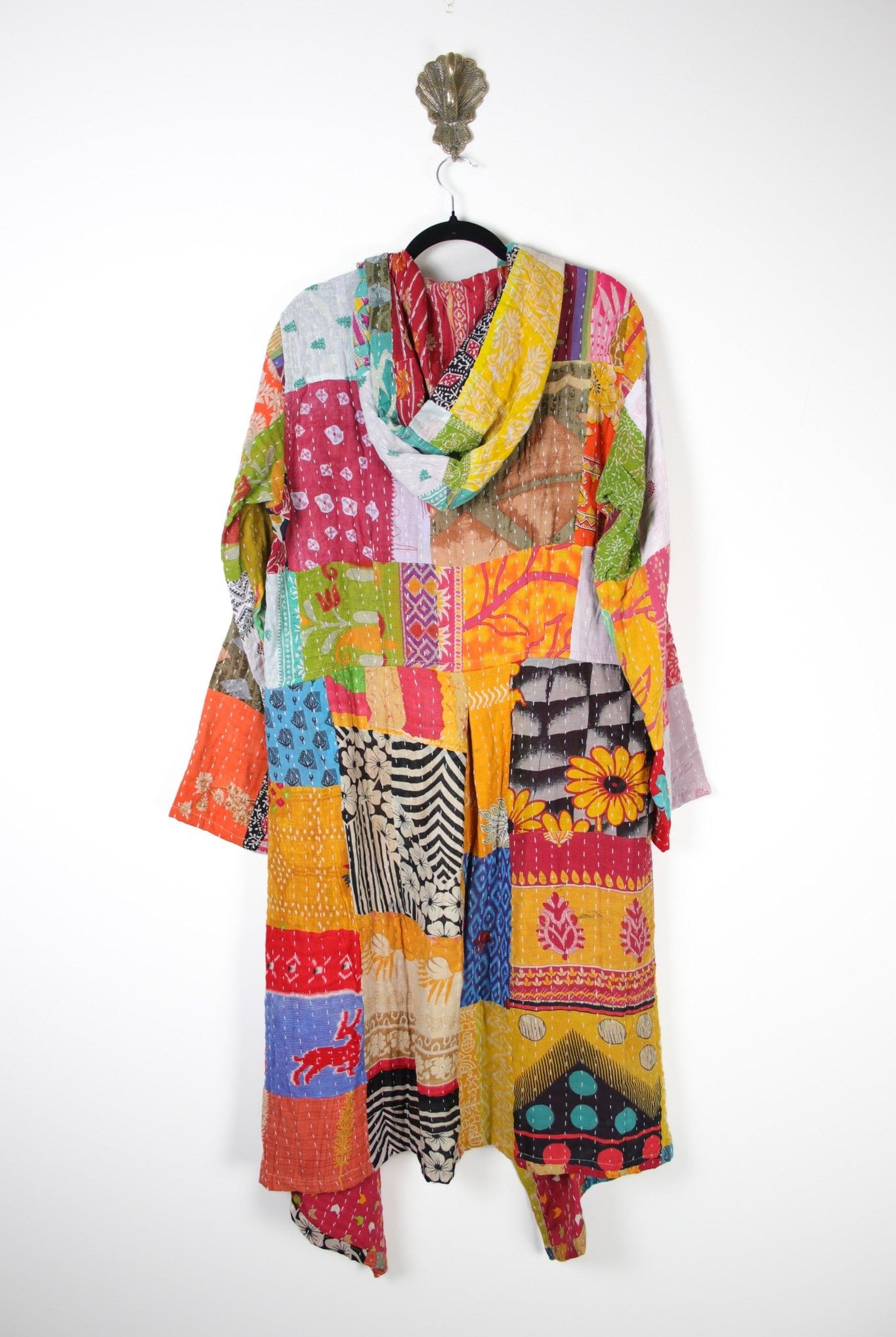 Patchwork Pixie Coat 2XL (18359) PixieCoat2_3XLRenewBohemian183592 Renew Bohemian Pty Ltd