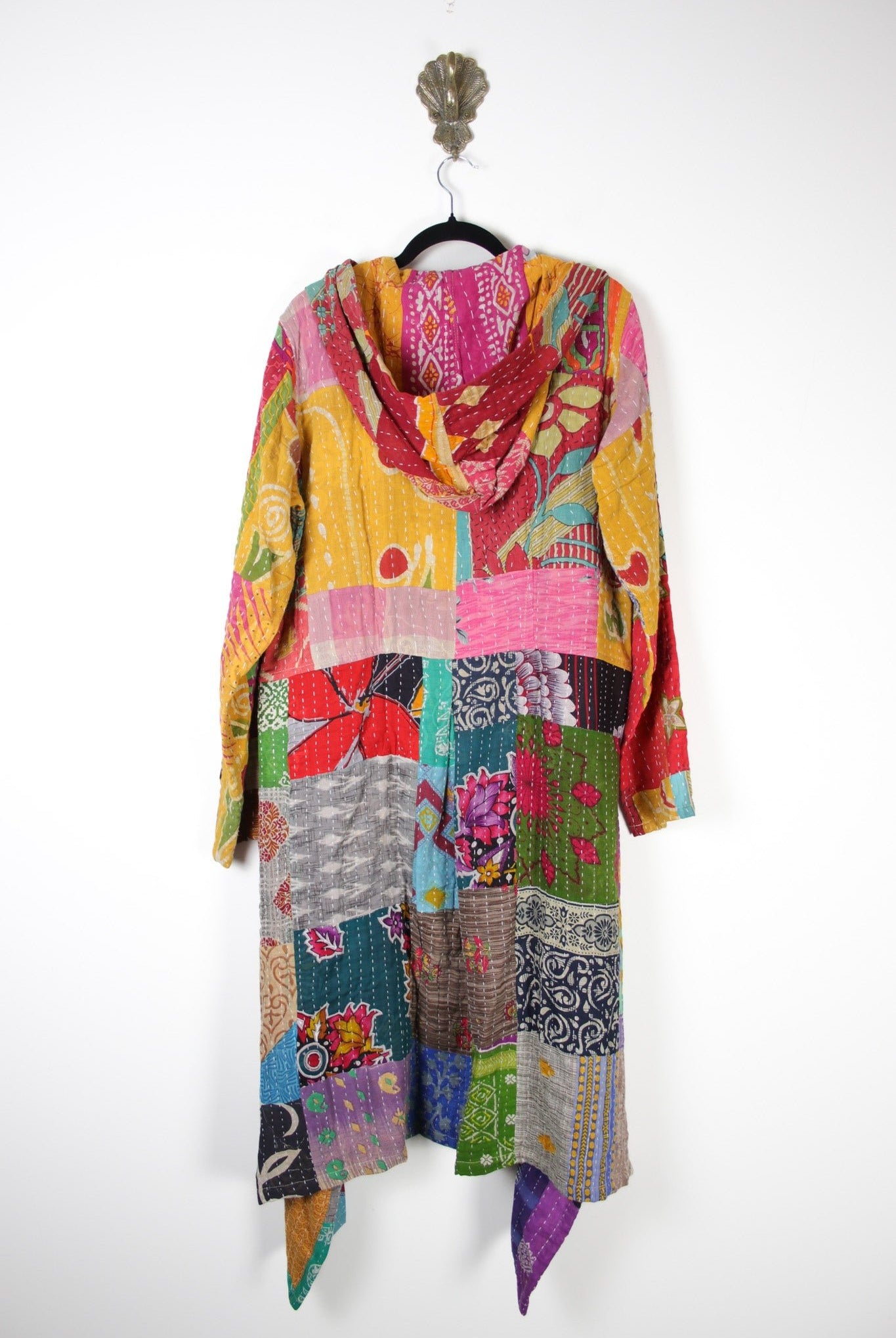 Patchwork Pixie Coat 2XL (18365) PixieCoat2_3XLRenewBohemian183652 Renew Bohemian Pty Ltd