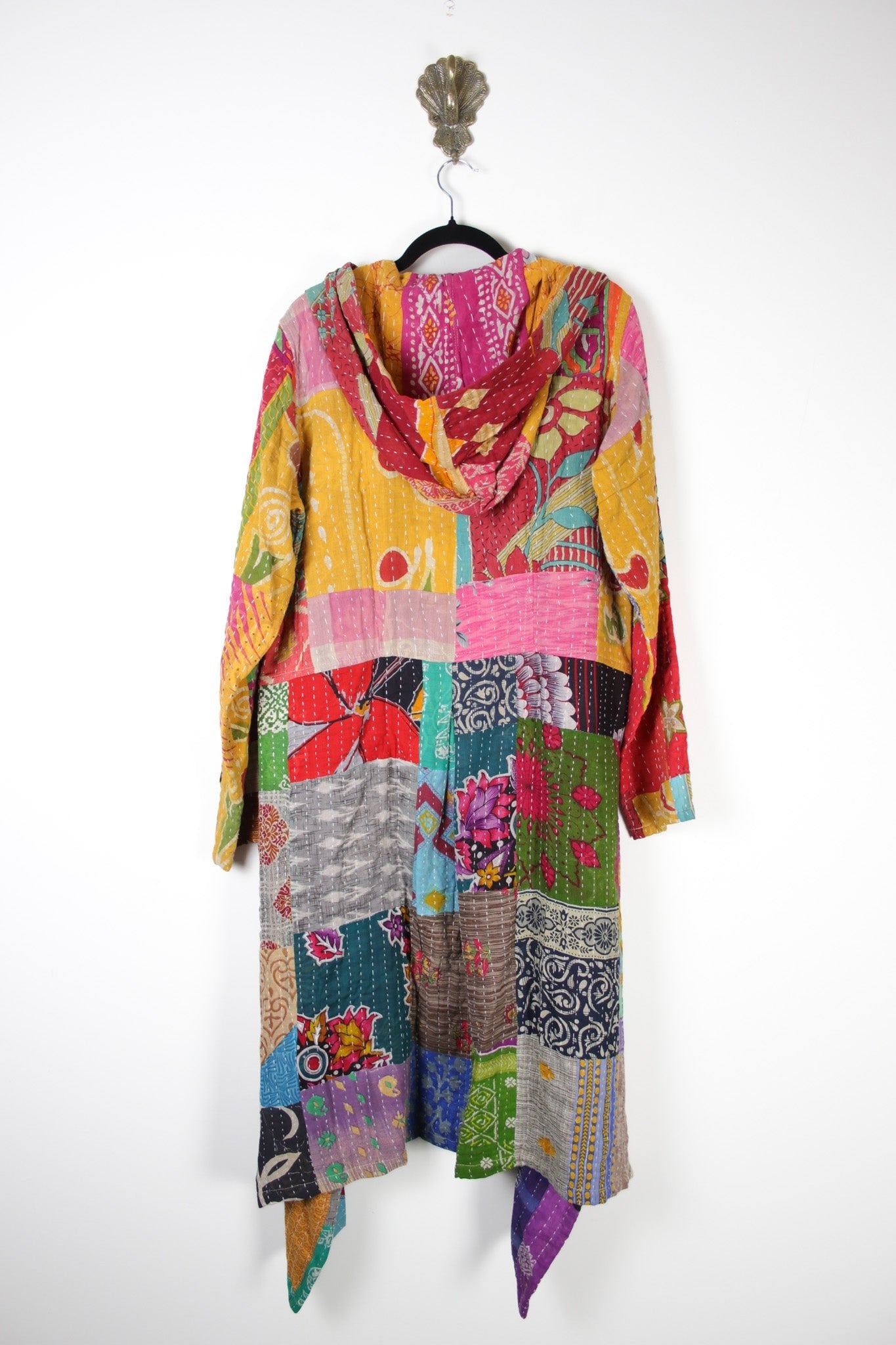 Patchwork Pixie Coat 2XL (18365) PixieCoat2_3XLRenewBohemian183652 Renew Bohemian Pty Ltd