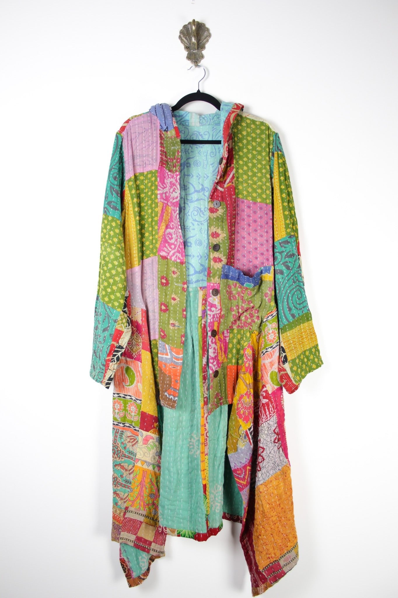 Patchwork Pixie Coat 2XL (19984) PixieCoat2_3XLRenewBohemian199841 Renew Bohemian Pty Ltd