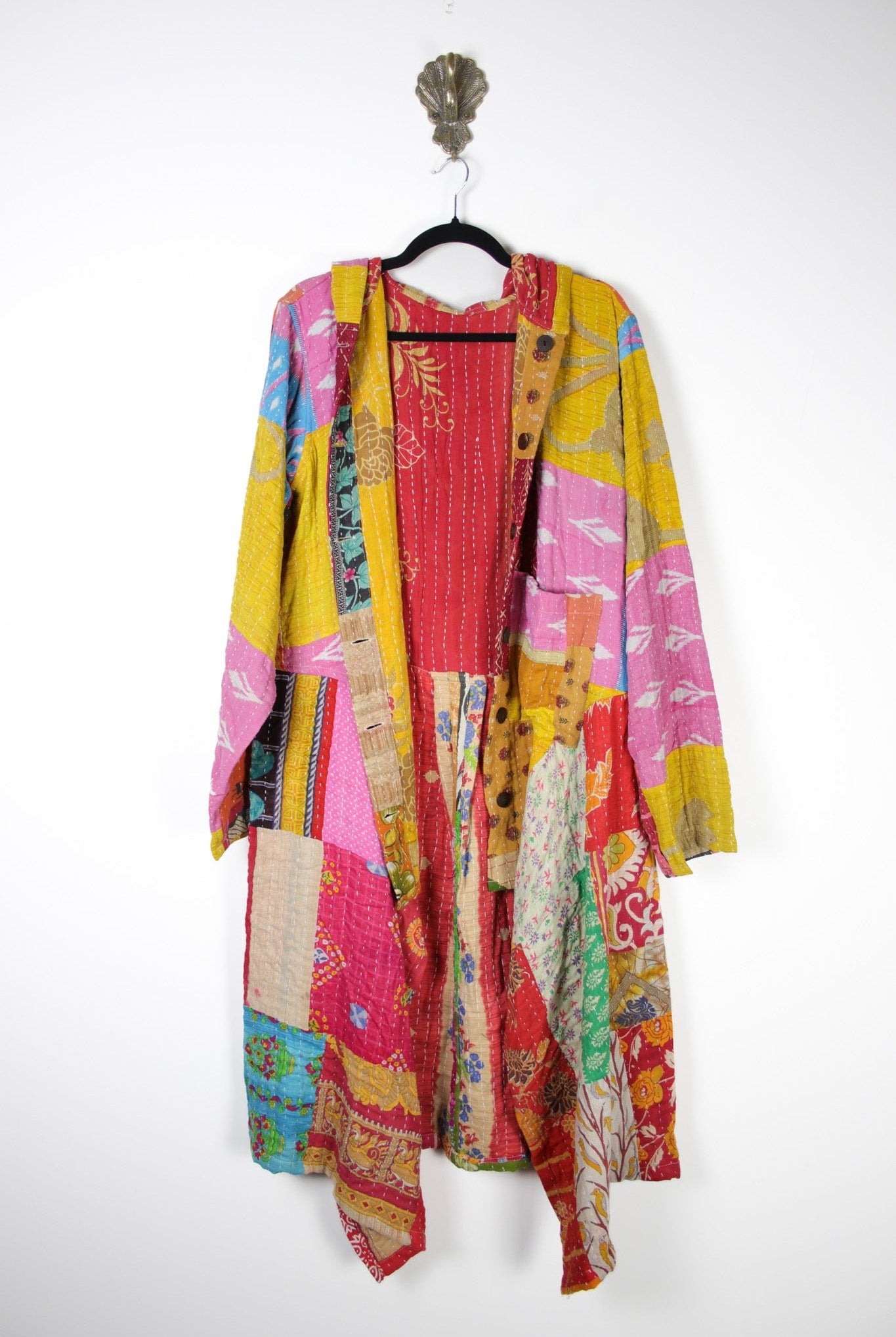 Patchwork Pixie Coat L/XL (18348) PixieCoatL_XLRenewBohemian183481 Renew Bohemian Pty Ltd