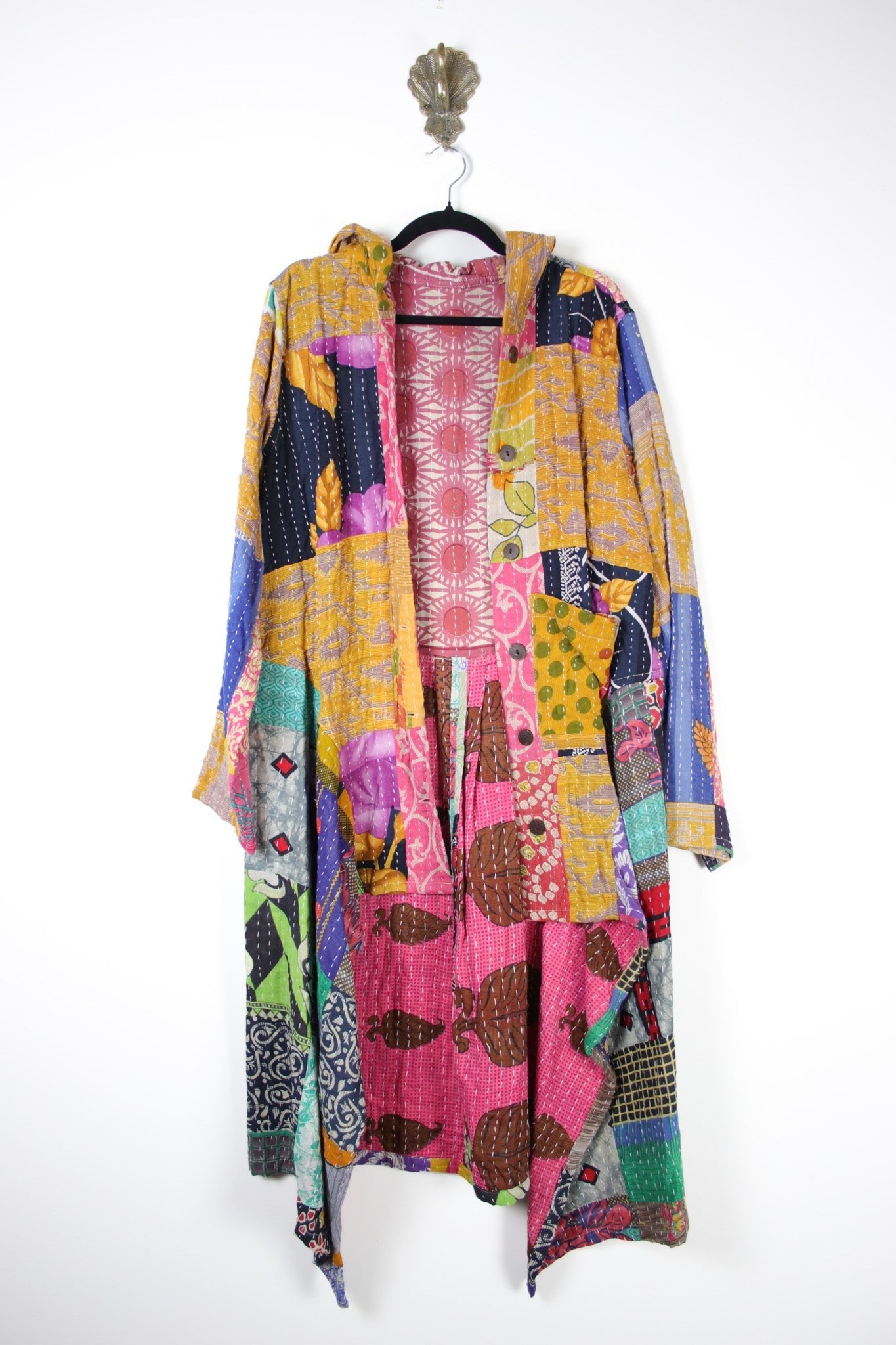 Patchwork Pixie Coat L/XL (19974) PixieCoatL_XLRenewBohemian199741 Renew Bohemian Pty Ltd