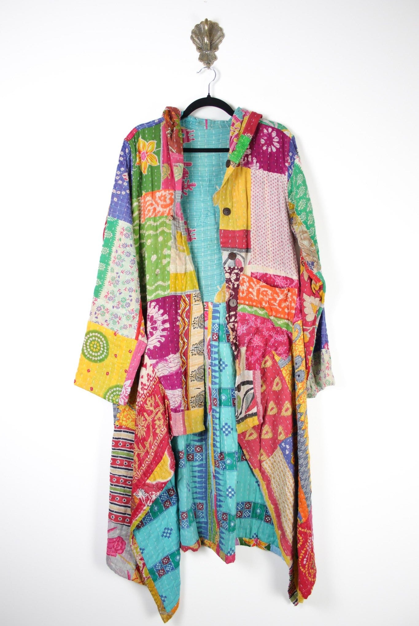 Patchwork Pixie Coat L/XL (19979) PixieCoatL_XLRenewBohemian199791 Renew Bohemian Pty Ltd