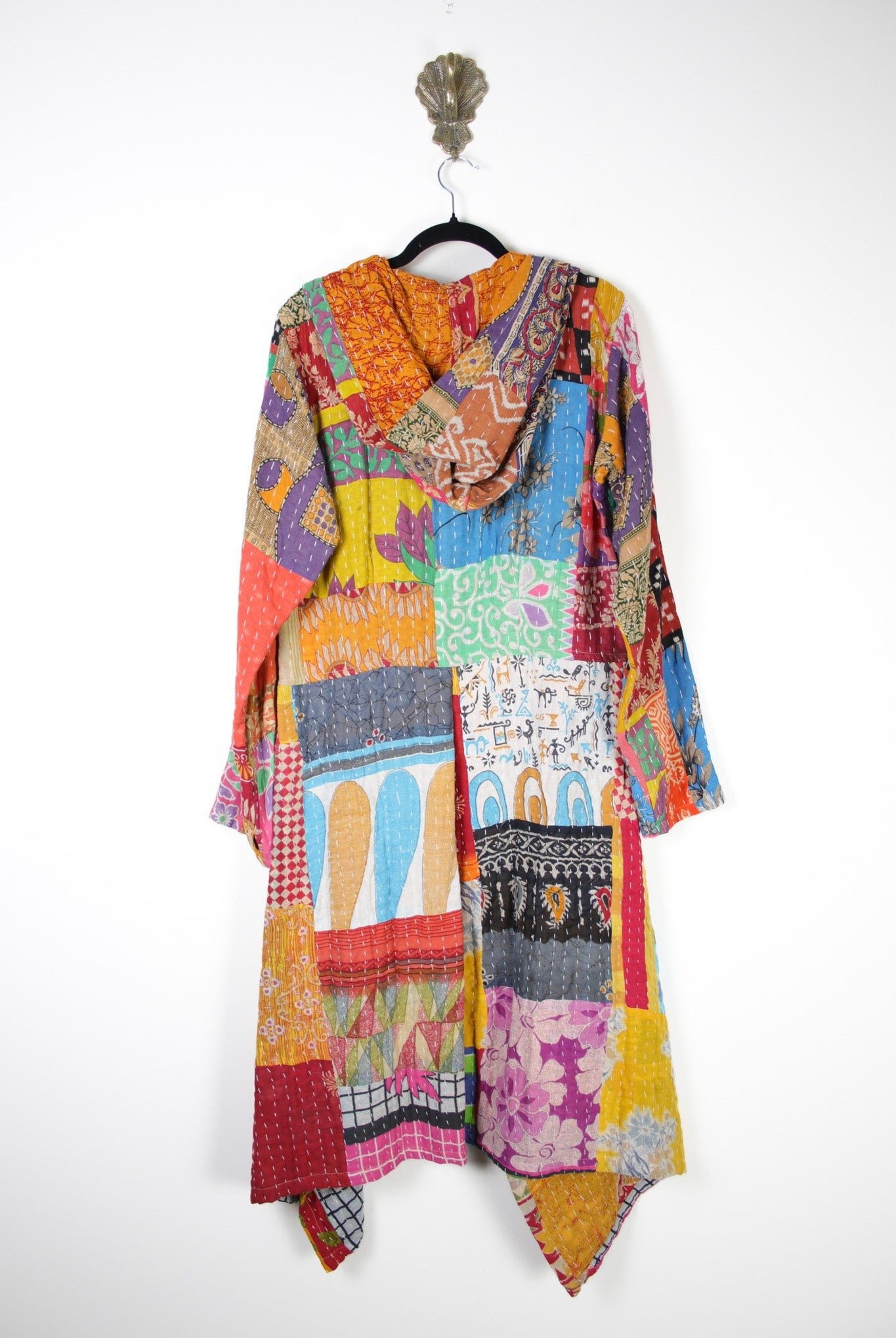 Patchwork Pixie Coat S/M (18338) PixieCoatS_MRenewBohemian183382 Renew Bohemian Pty Ltd