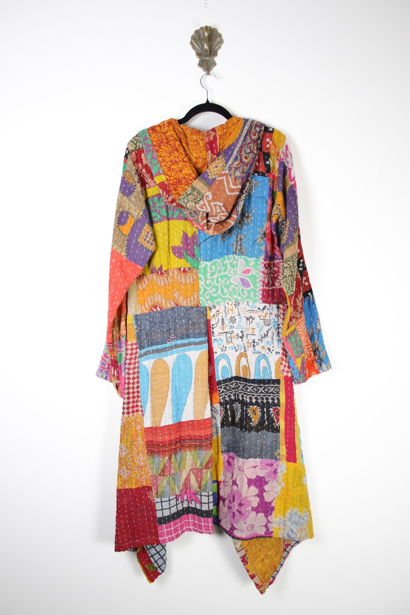 Patchwork Pixie Coat S/M (18338) PixieCoatS_MRenewBohemian183382 Renew Bohemian Pty Ltd