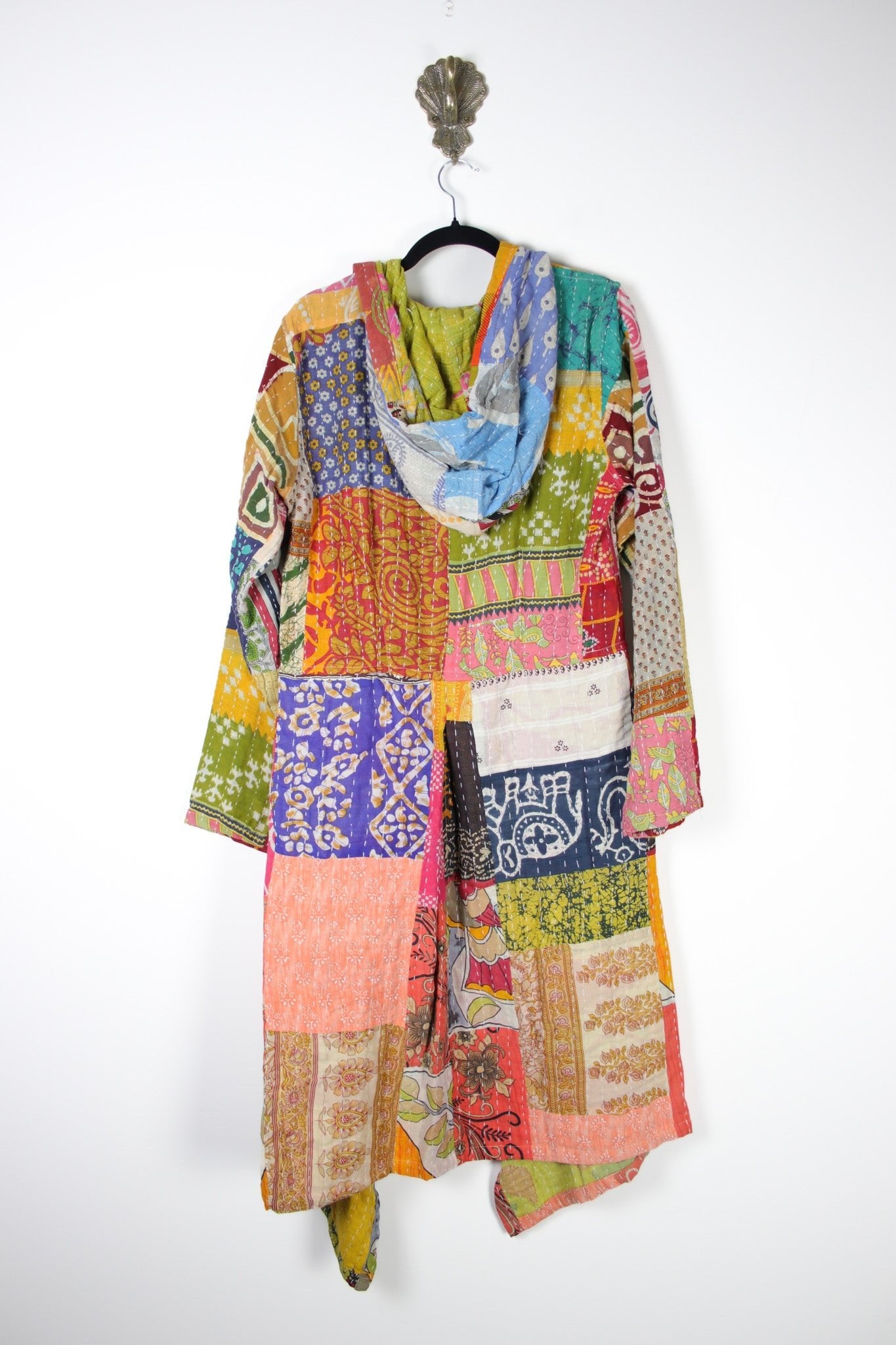 Patchwork Pixie Coat S/M (18340) PixieCoatS_MRenewBohemian183402 Renew Bohemian Pty Ltd