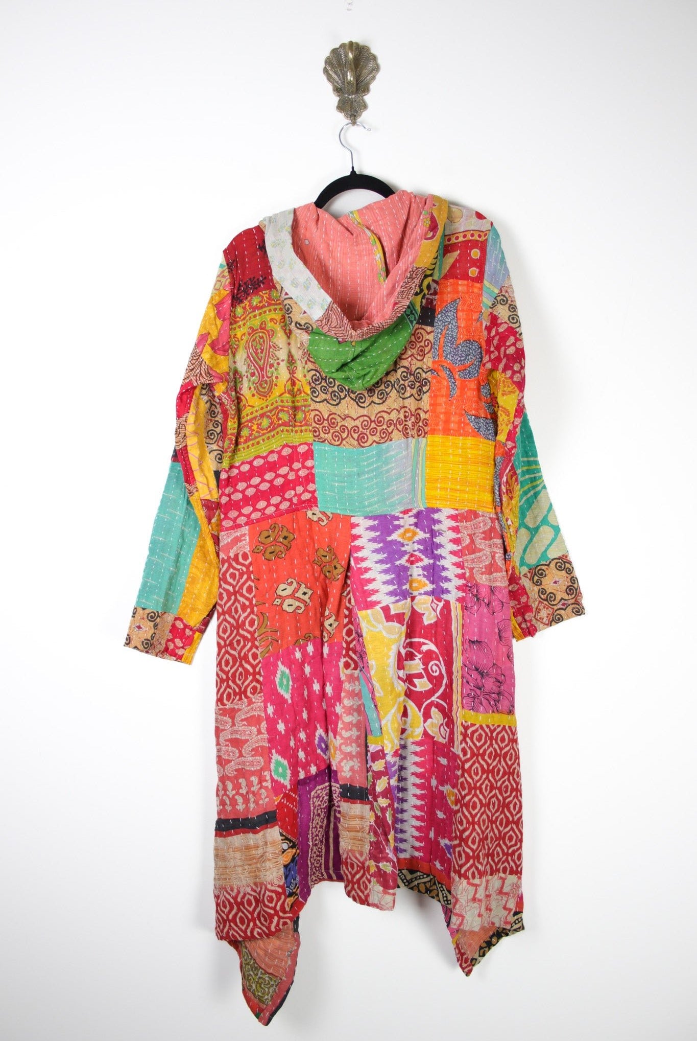 Patchwork Pixie Coat S/M (18341) PixieCoatS_MRenewBohemian183412 Renew Bohemian Pty Ltd