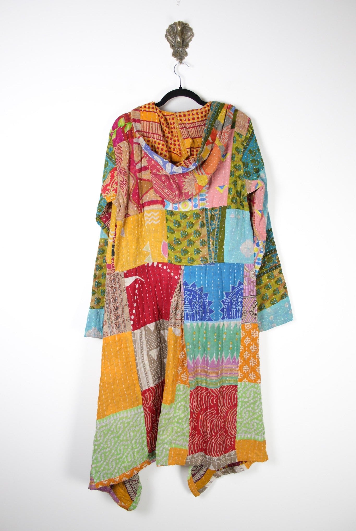 Patchwork Pixie Coat S/M (18343) PixieCoatS_MRenewBohemian183432 Renew Bohemian Pty Ltd