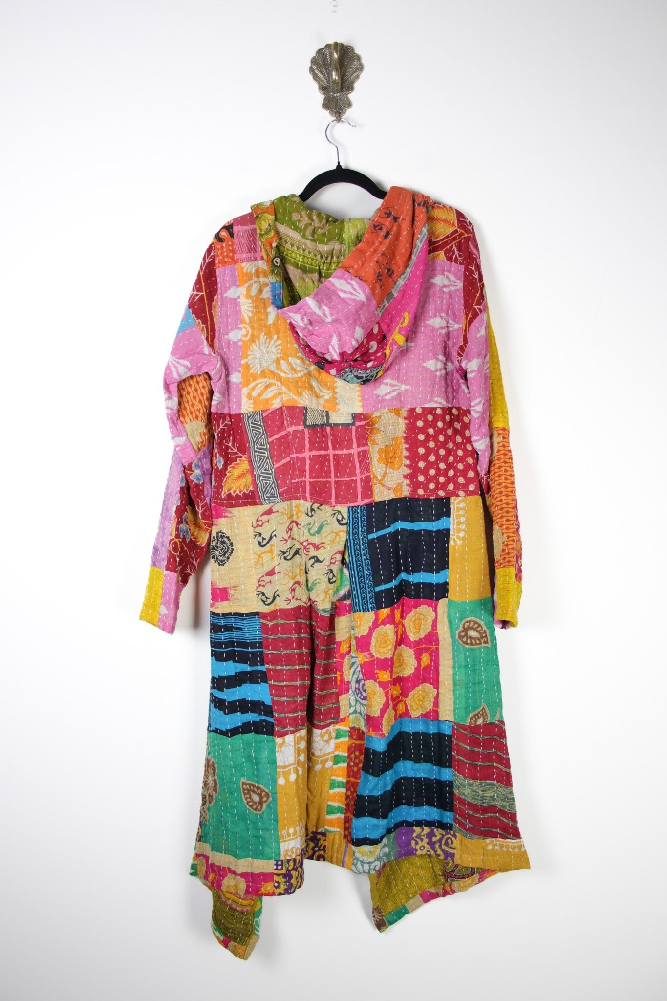 Patchwork Pixie Coat S/M (18345) PixieCoatS_MRenewBohemian183452 Renew Bohemian Pty Ltd