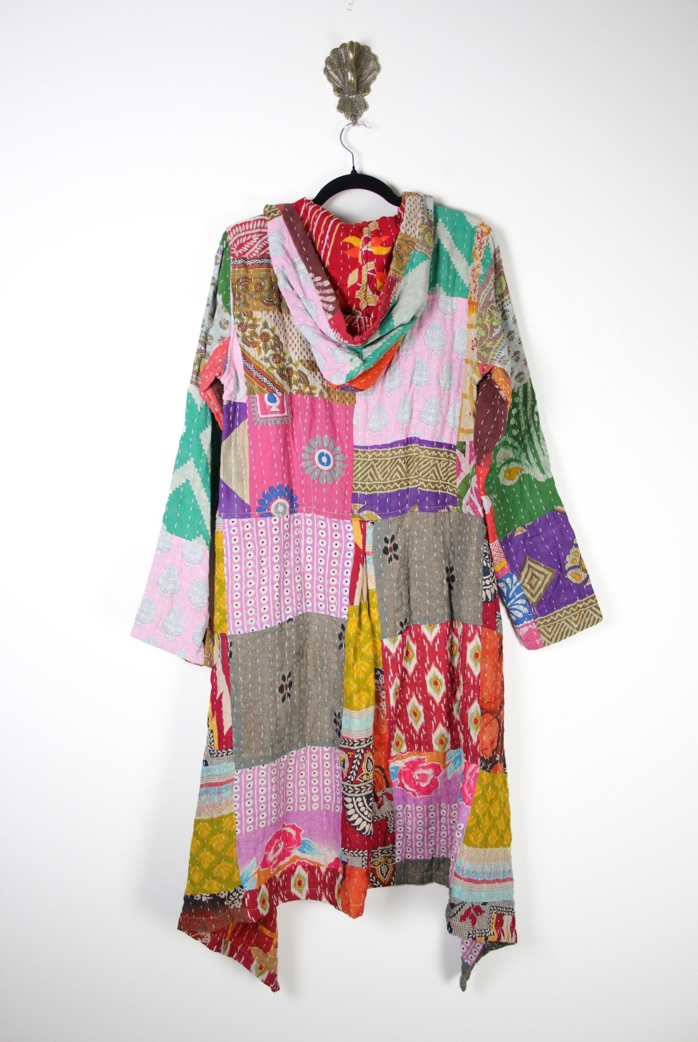 Patchwork Pixie Coat S/M (18346) PixieCoatS_MRenewBohemian183462 Renew Bohemian Pty Ltd
