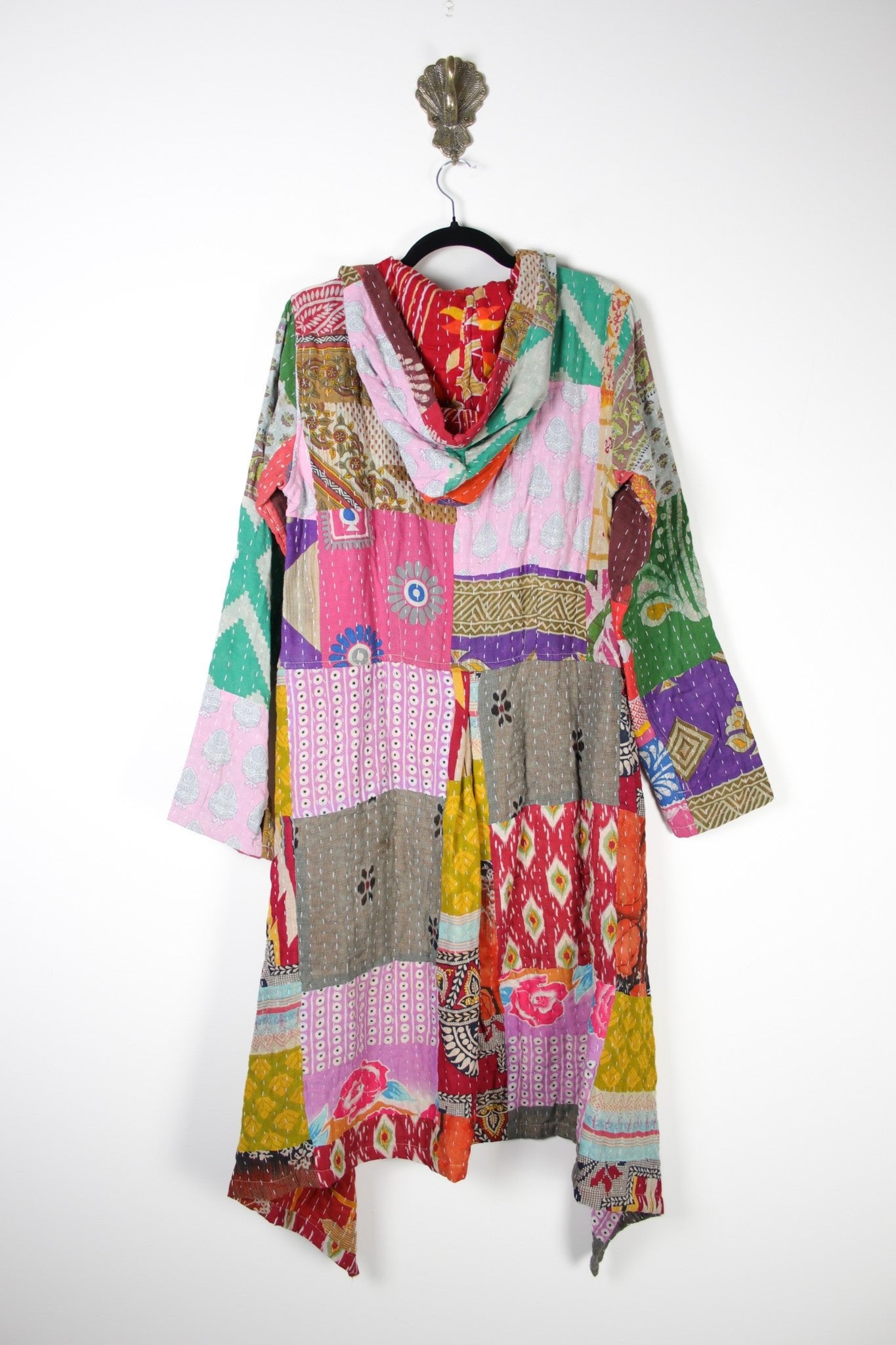 Patchwork Pixie Coat S/M (18346) PixieCoatS_MRenewBohemian183462 Renew Bohemian Pty Ltd