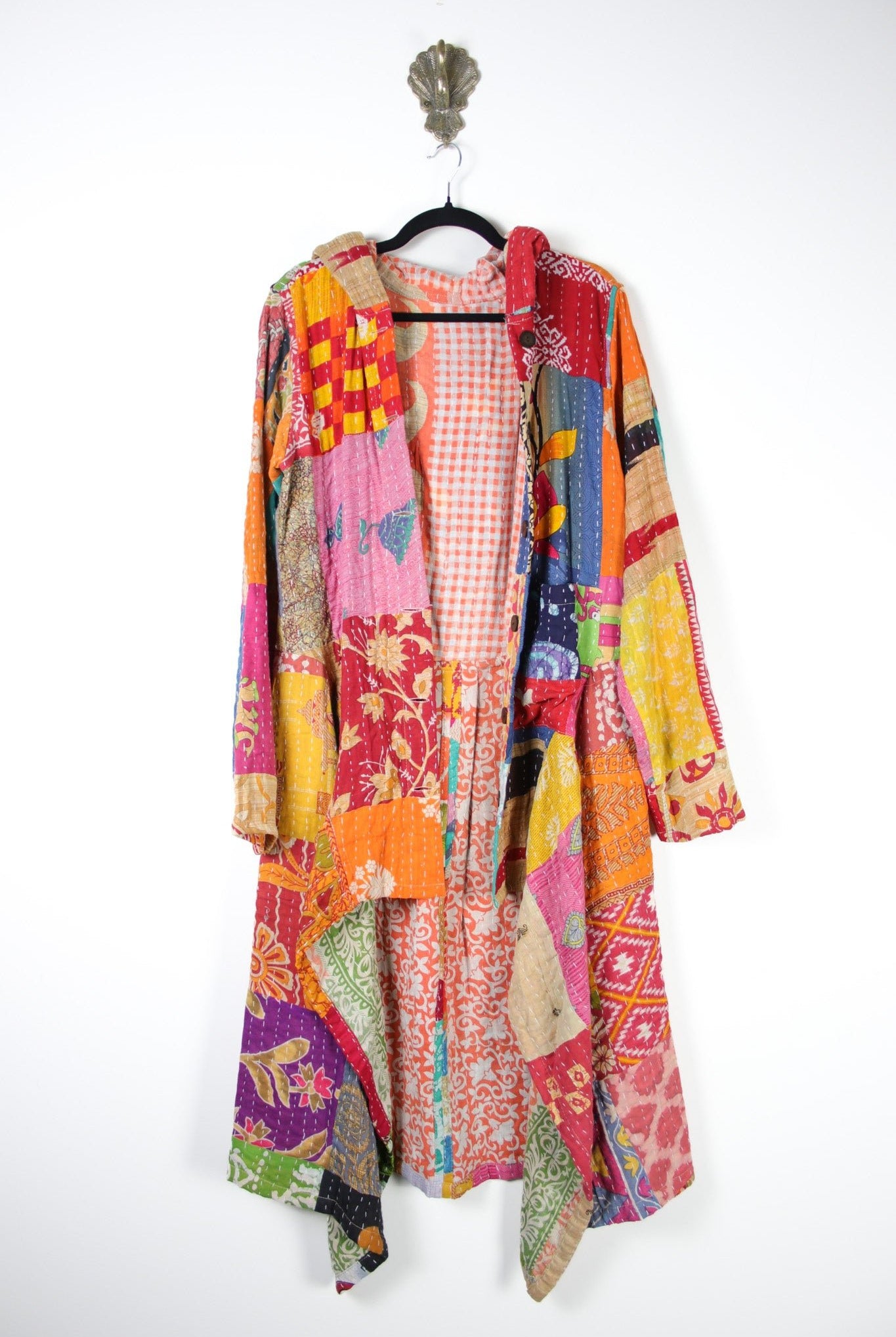 Patchwork Pixie Coat S/M (19964) PixieCoatS_MRenewBohemian199641 Renew Bohemian Pty Ltd