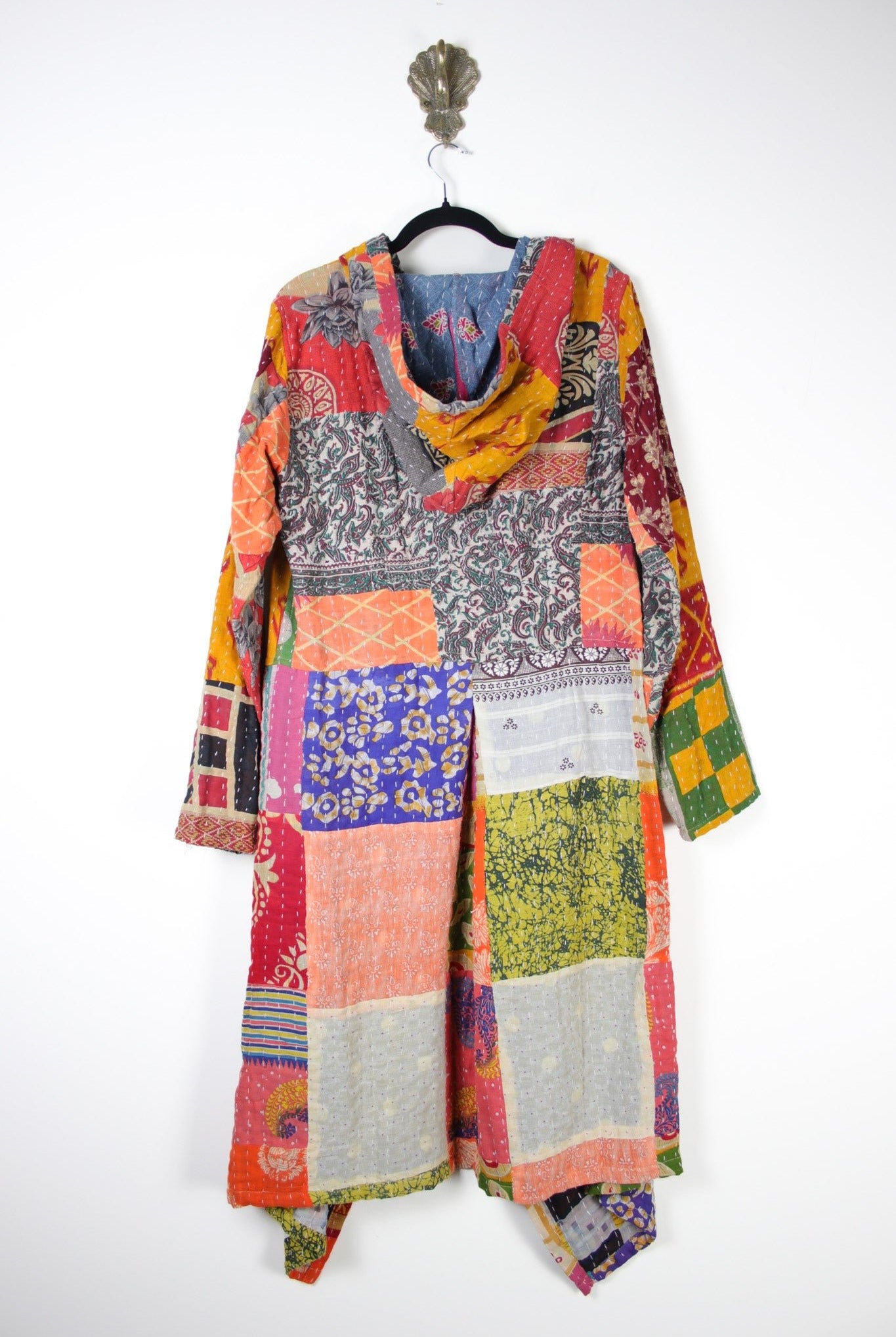 Patchwork Pixie Coat S/M (19966) PixieCoatS_MRenewBohemian199662 Renew Bohemian Pty Ltd