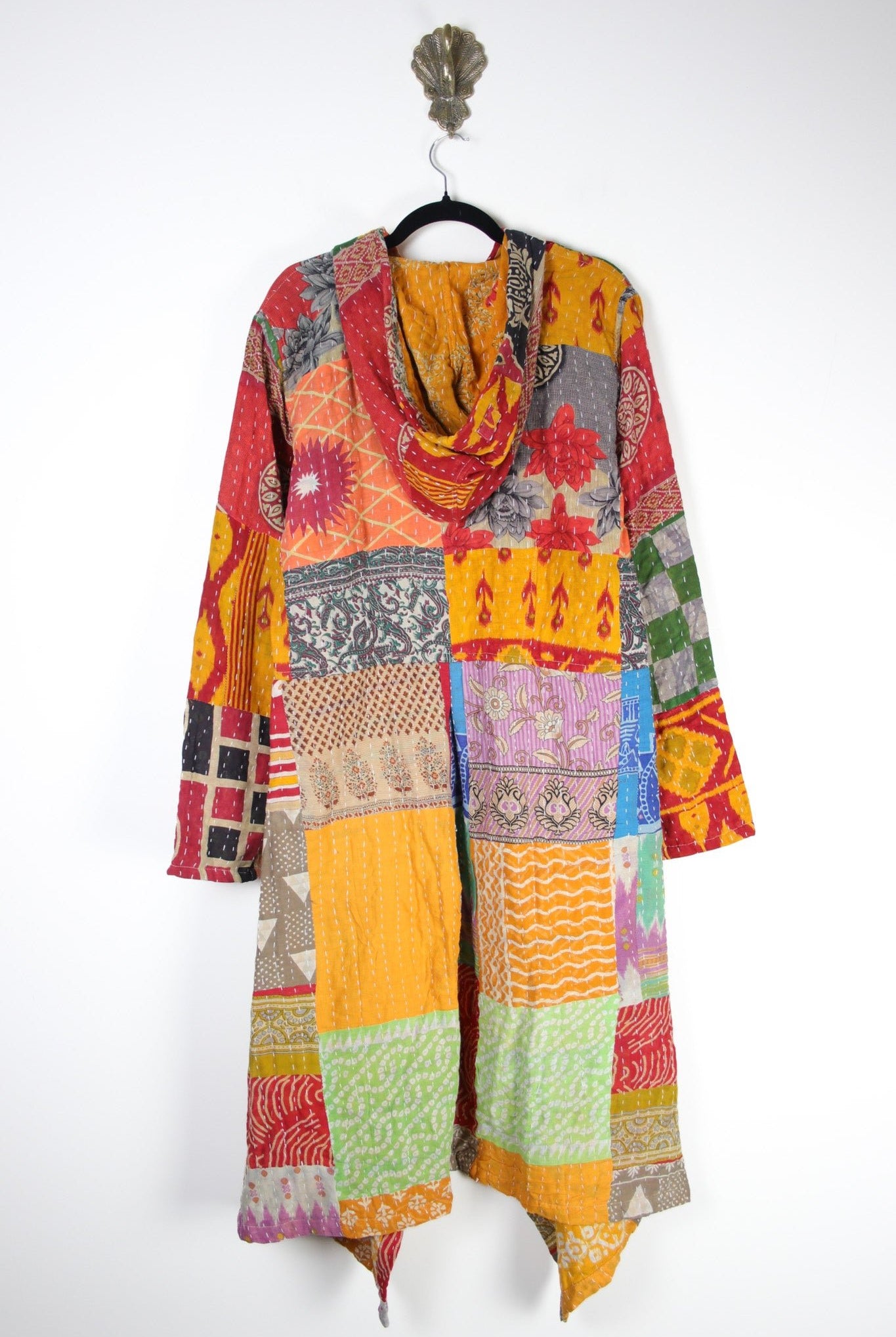 Patchwork Pixie Coat S/M (20942) PixieCoatS_MRenewBohemian209422 Renew Bohemian Pty Ltd