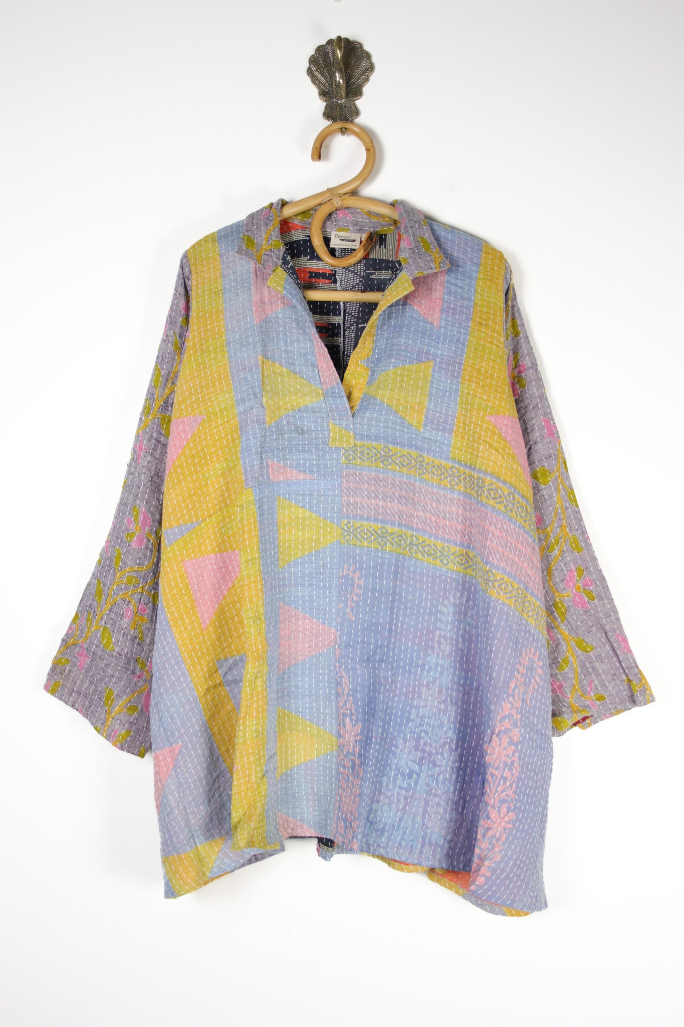 Poppy Kantha Tunic 2XL (12586) PoppyTunic2XLRenewVintage125861 Renew Bohemian Pty Ltd