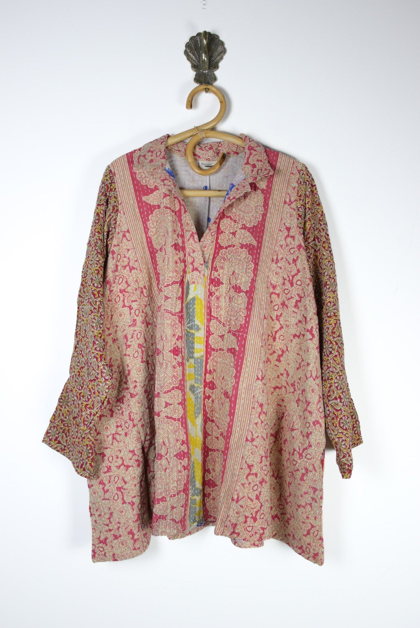 Poppy Kantha Tunic 2XL (15373) PoppyTunic2XLRenewVintage153731 Renew Bohemian Pty Ltd