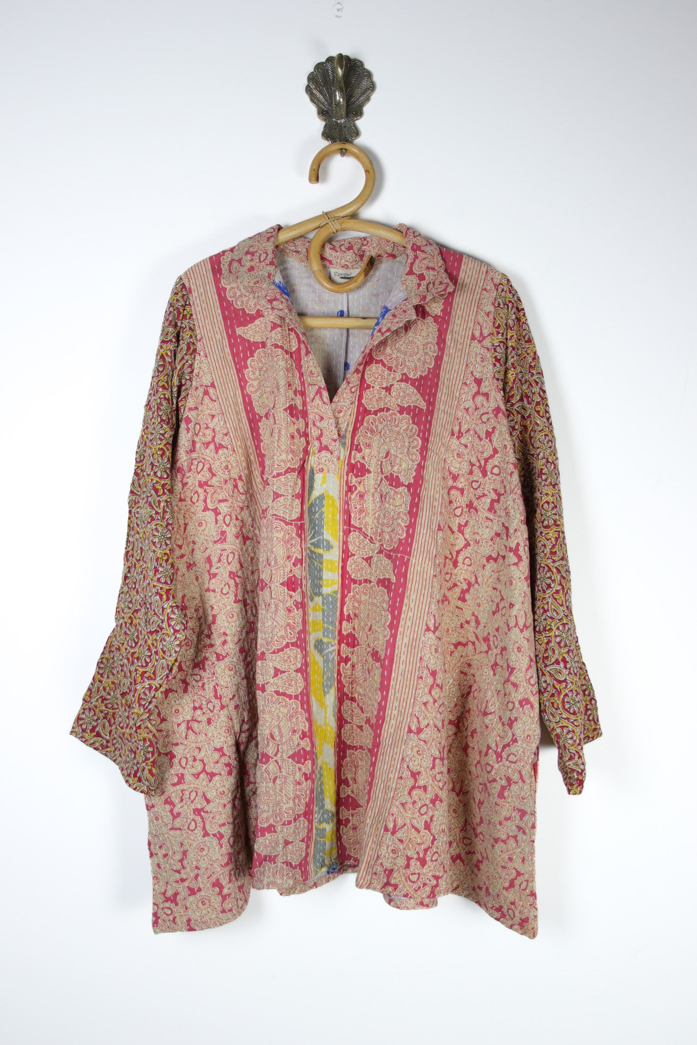Poppy Kantha Tunic 2XL (15373) PoppyTunic2XLRenewVintage153731 Renew Bohemian Pty Ltd