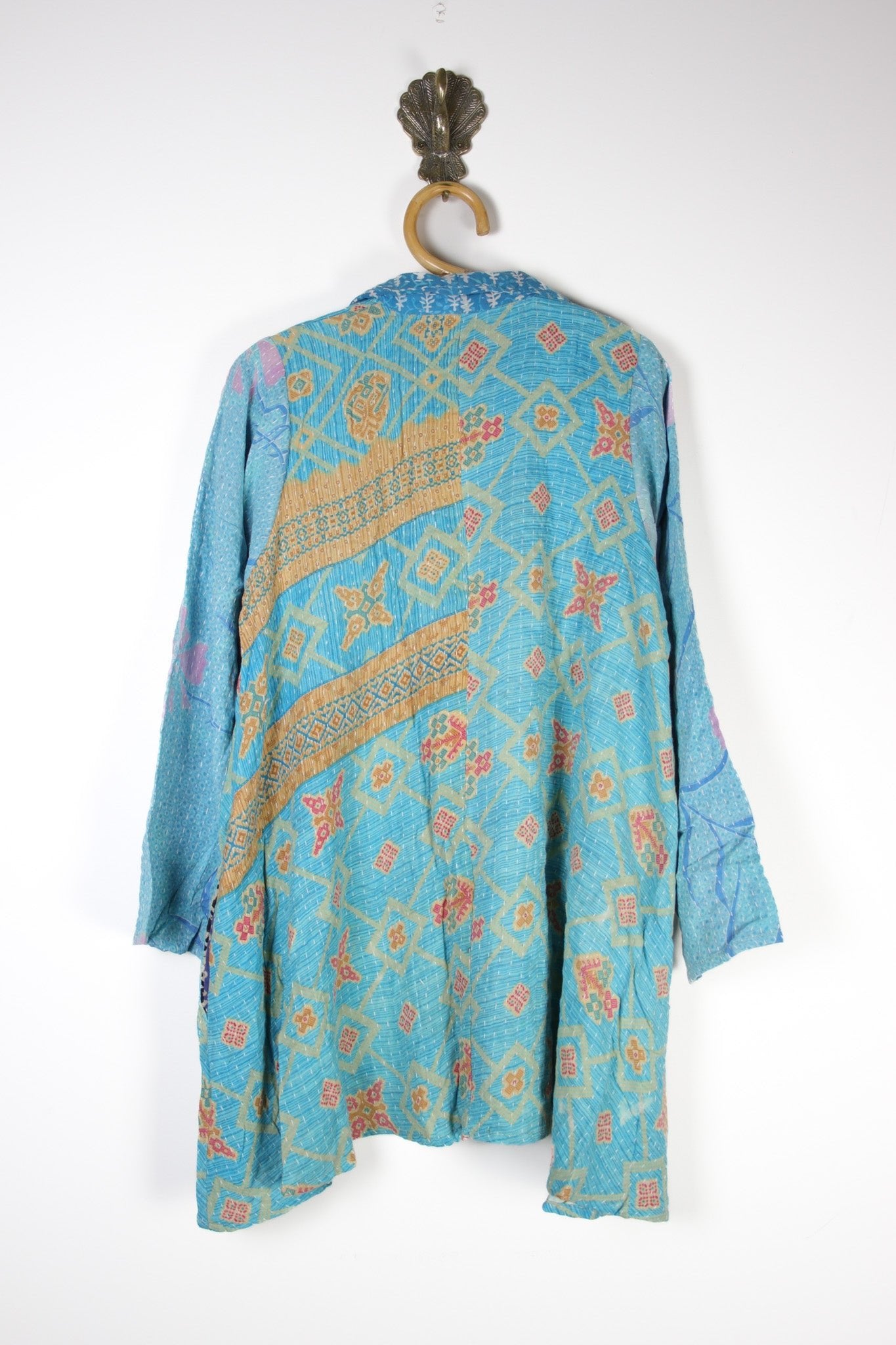 Poppy Kantha Tunic L (15352) PoppyTunicLRenewVintage153522 Renew Bohemian Pty Ltd