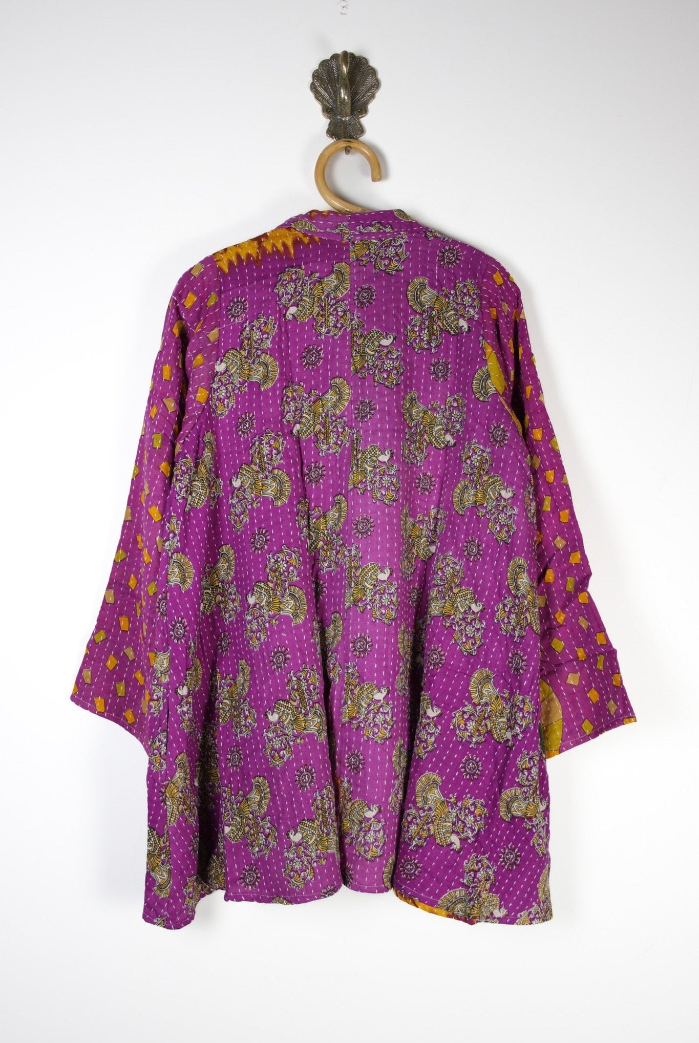 Poppy Kantha Tunic L (15355) PoppyTunicLRenewVintage153552 Renew Bohemian Pty Ltd