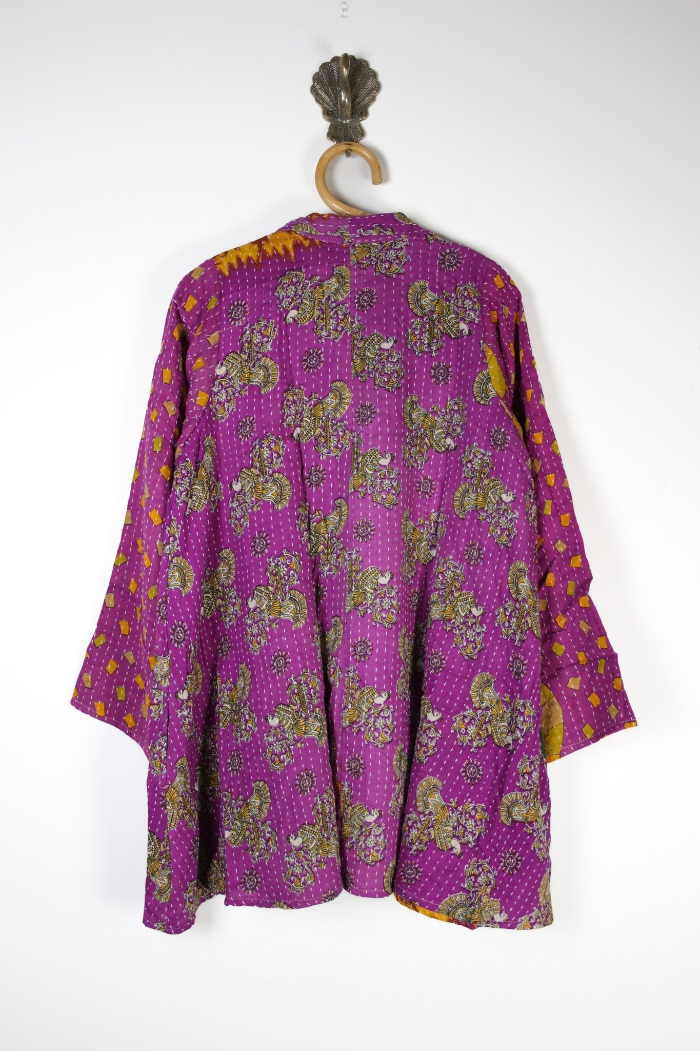 Poppy Kantha Tunic L (15355) PoppyTunicLRenewVintage153552 Renew Bohemian Pty Ltd