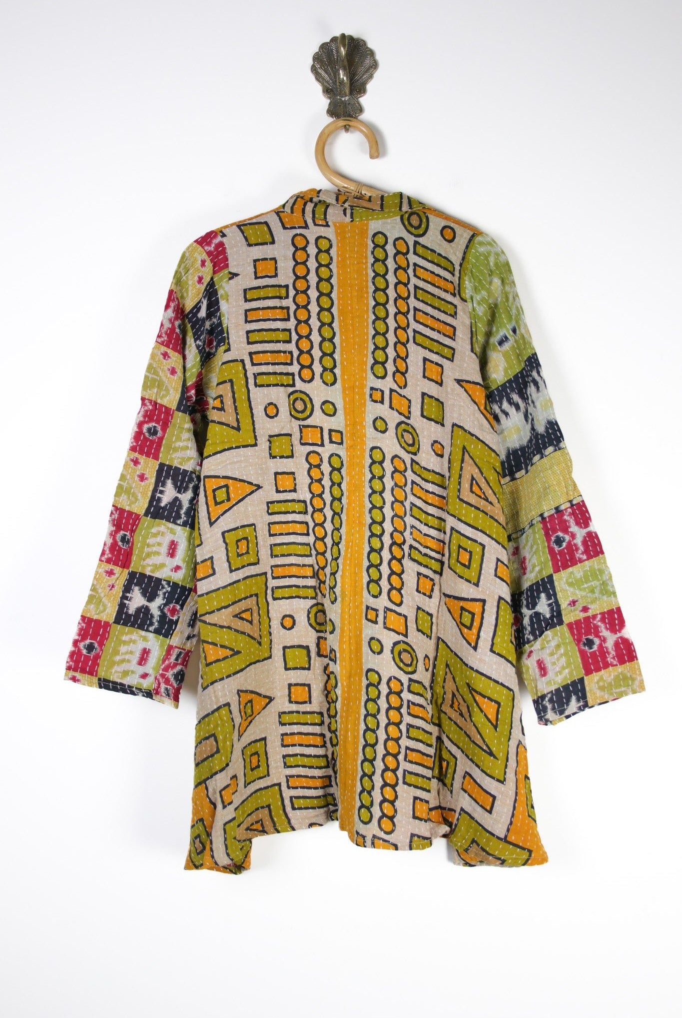Poppy Kantha Tunic M (12619) PoppyTunicMRenewVintage126192 Renew Bohemian Pty Ltd
