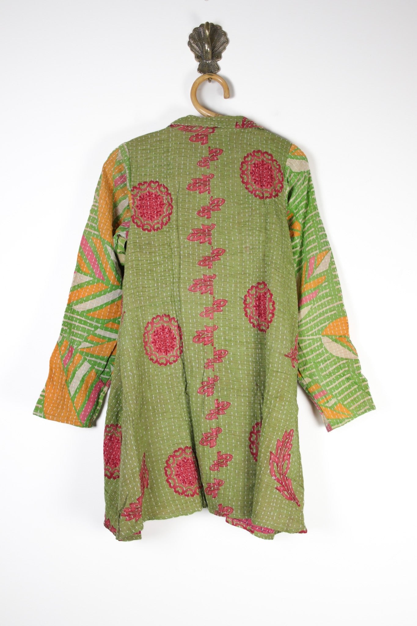 Poppy Kantha Tunic S (12640) PoppyTunicSRenewVintage126402 Renew Bohemian Pty Ltd