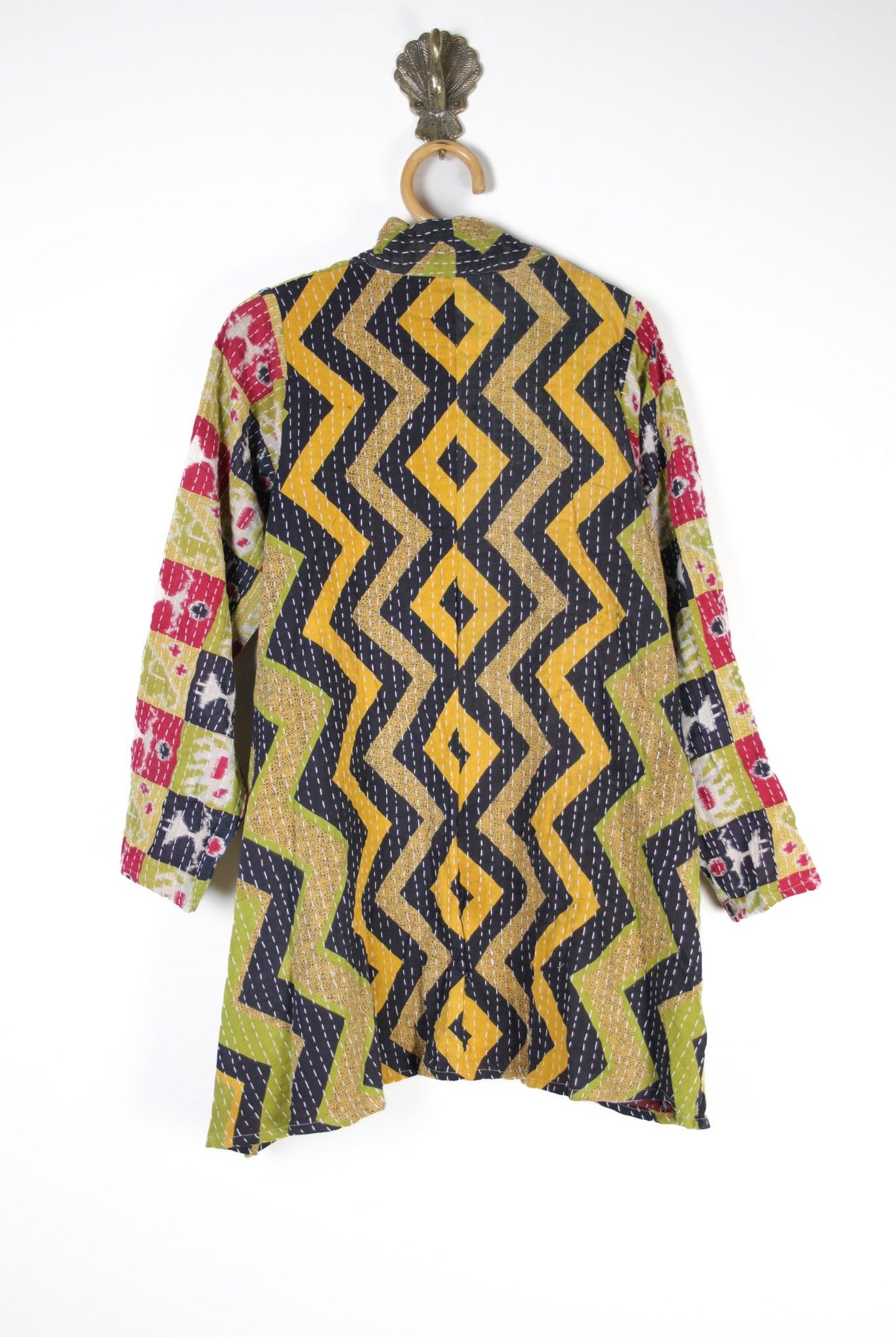 Poppy Kantha Tunic S (12649) PoppyTunicSRenewVintage126492 Renew Bohemian Pty Ltd
