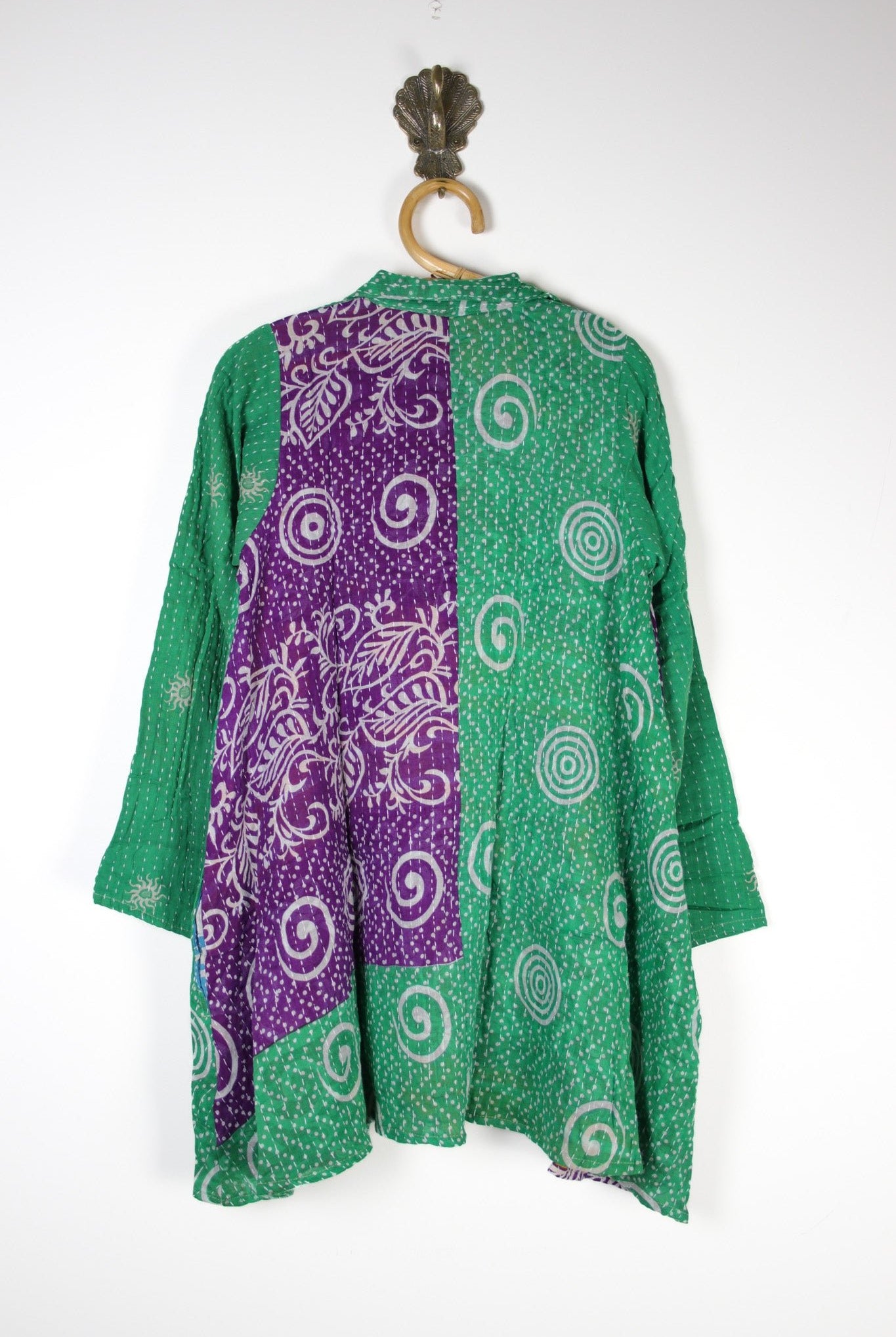 Poppy Kantha Tunic S (15330) PoppyTunicSRenewVintage153302 Renew Bohemian Pty Ltd