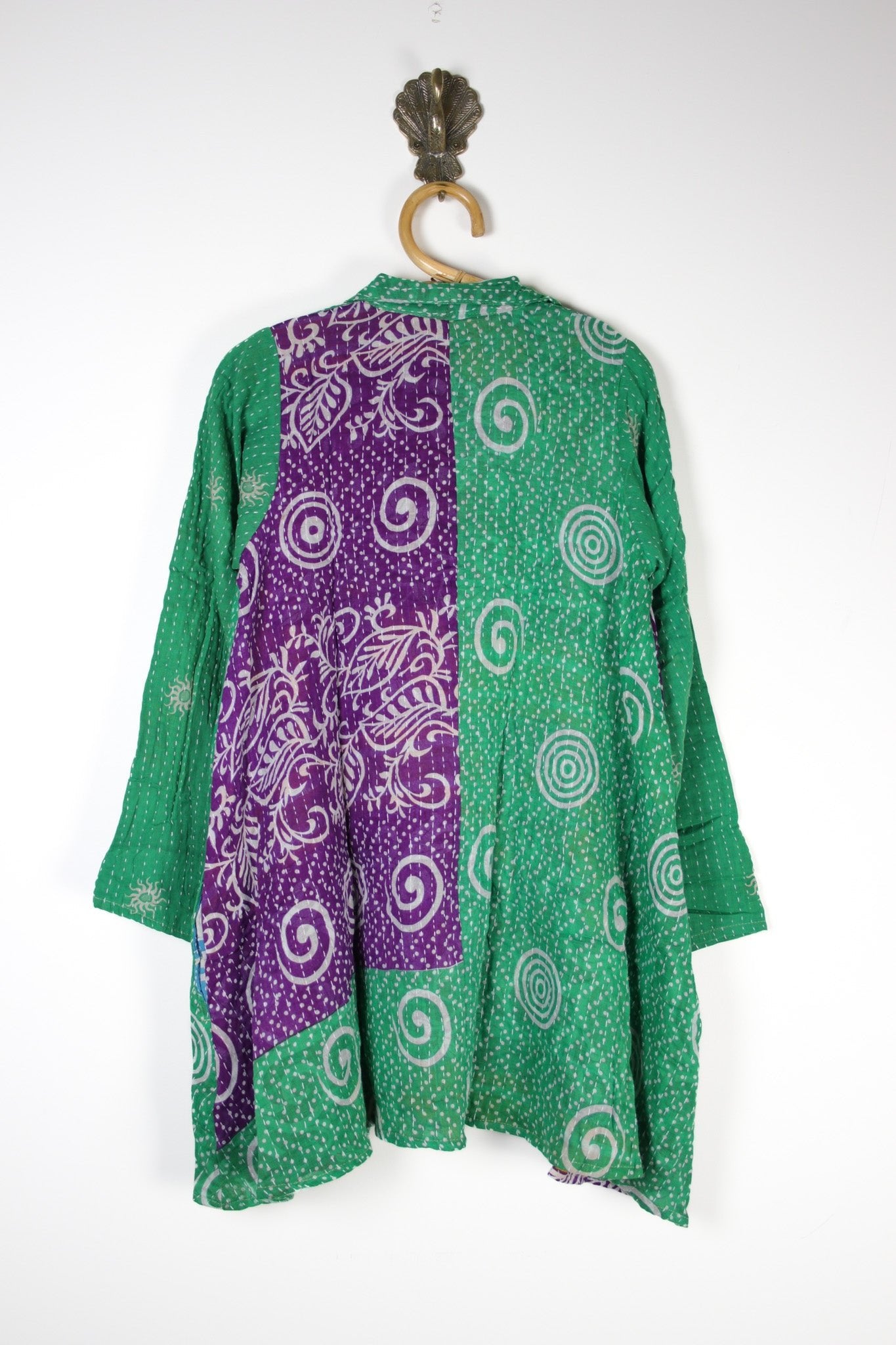 Poppy Kantha Tunic S (15330) PoppyTunicSRenewVintage153302 Renew Bohemian Pty Ltd