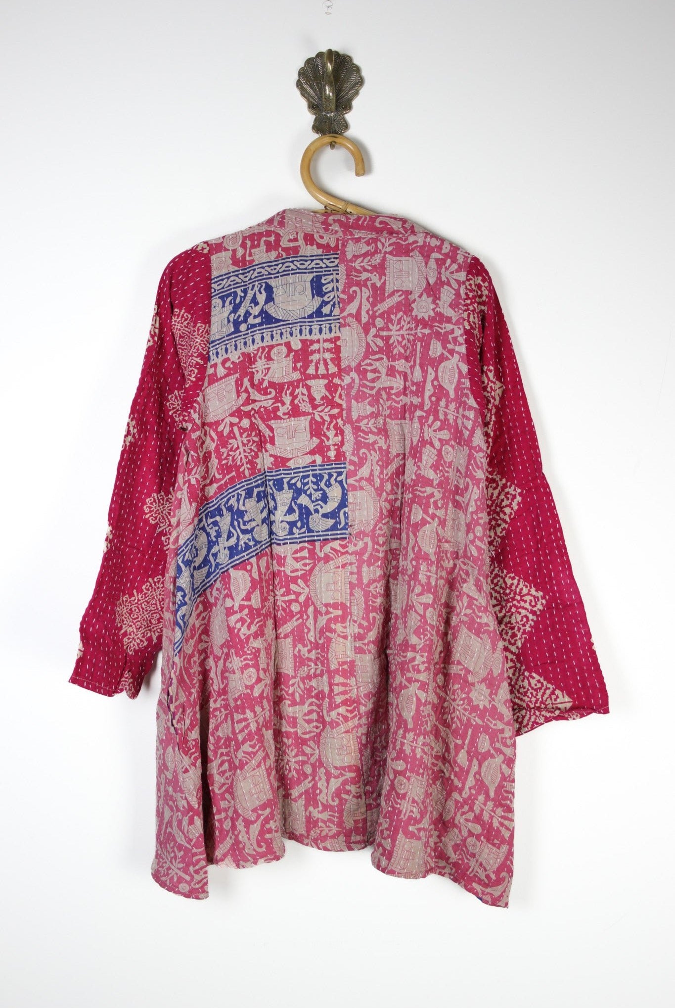 Poppy Kantha Tunic S (15333) PoppyTunicSRenewVintage153332 Renew Bohemian Pty Ltd