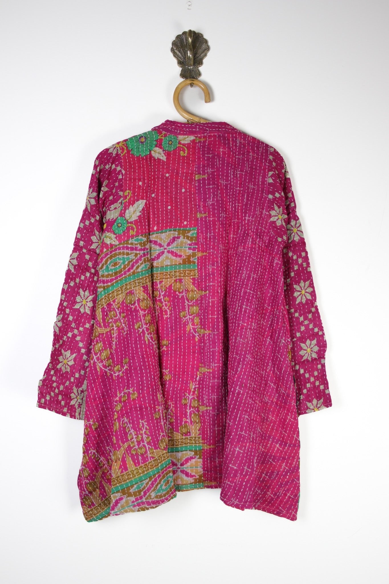 Poppy Kantha Tunic S (15335) PoppyTunicSRenewVintage153352 Renew Bohemian Pty Ltd