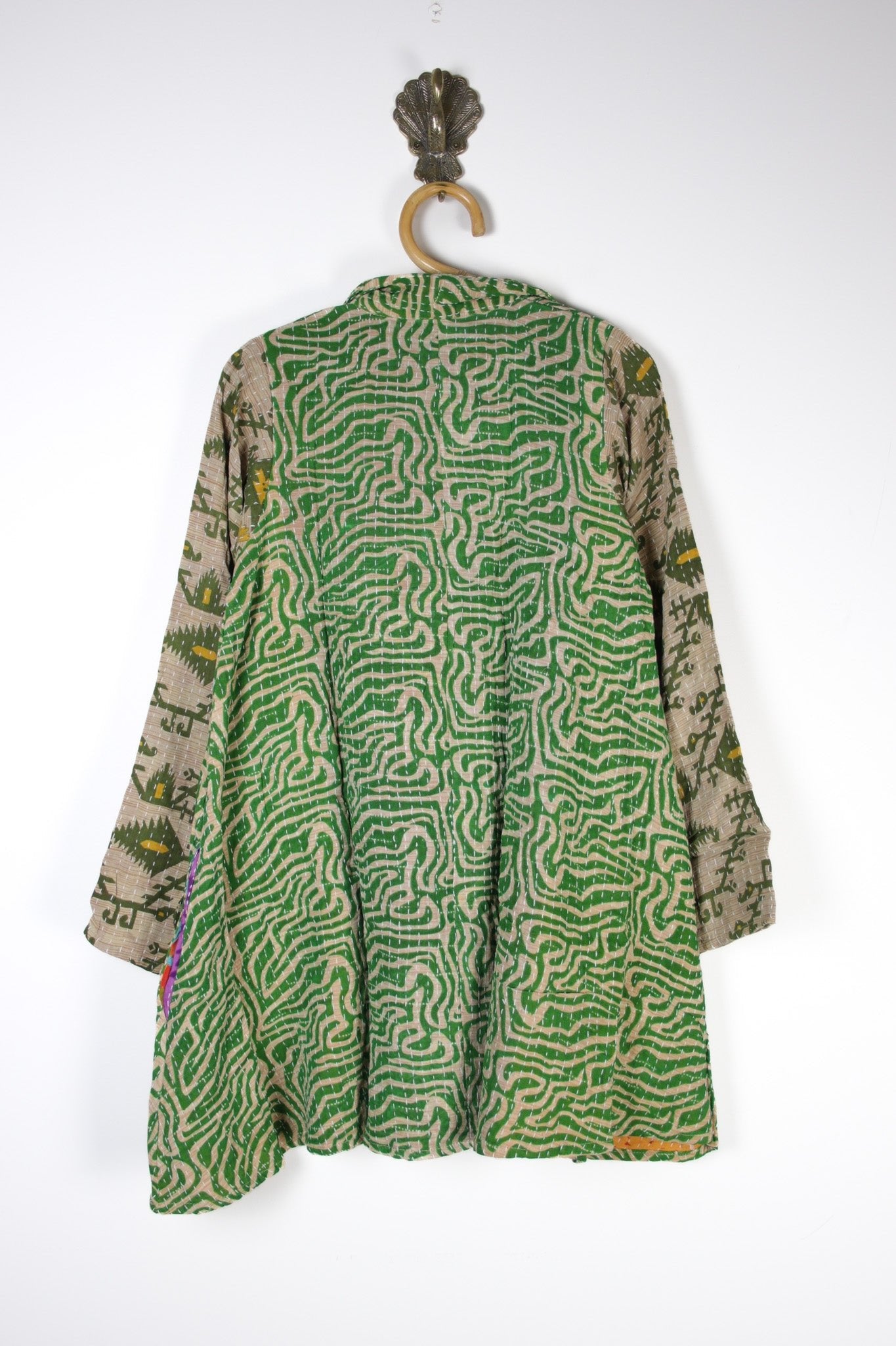 Poppy Kantha Tunic S (15336) PoppyTunicSRenewVintage153362 Renew Bohemian Pty Ltd