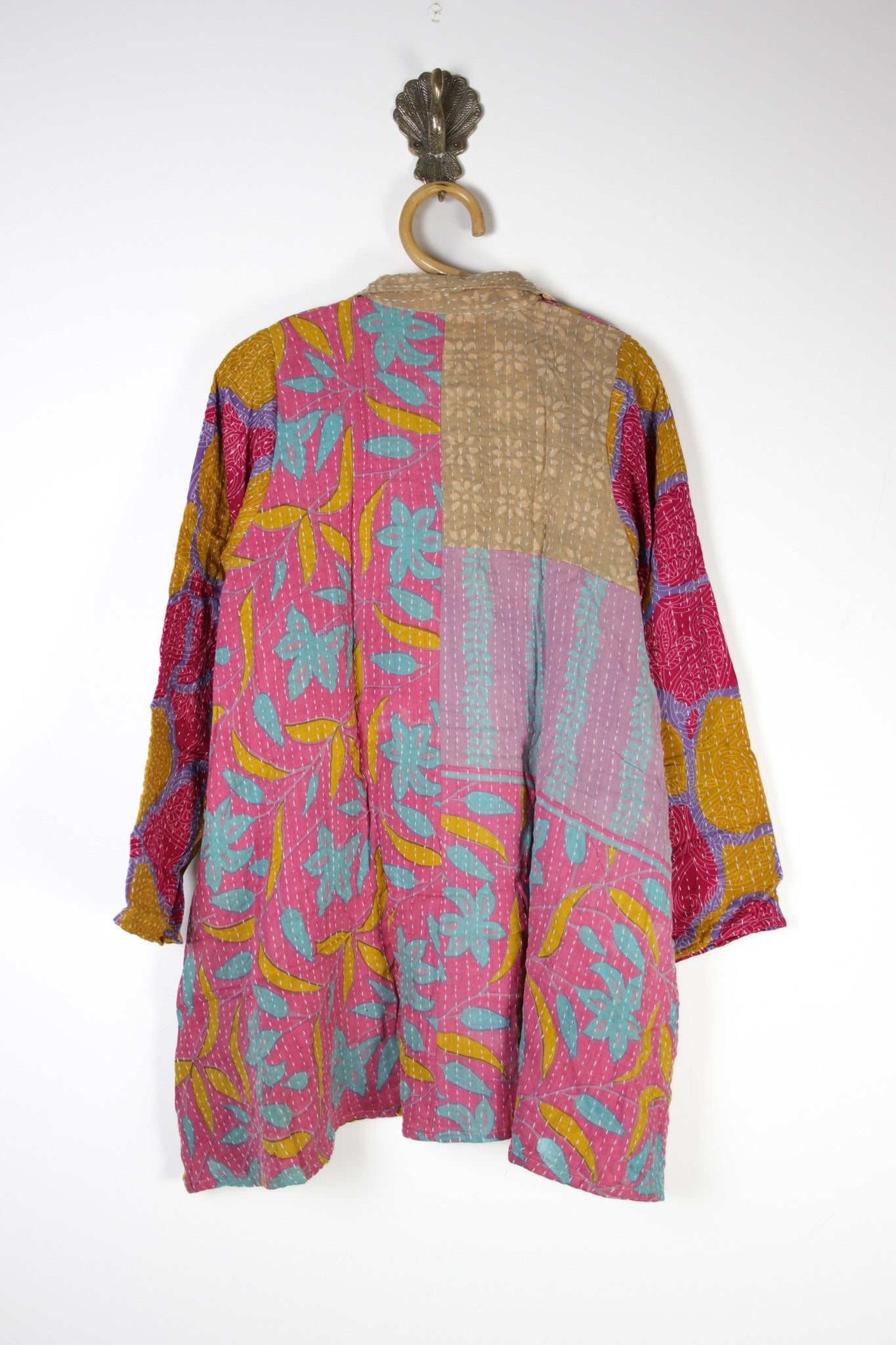 Poppy Kantha Tunic S (15338) PoppyTunicSRenewVintage153382 Renew Bohemian Pty Ltd