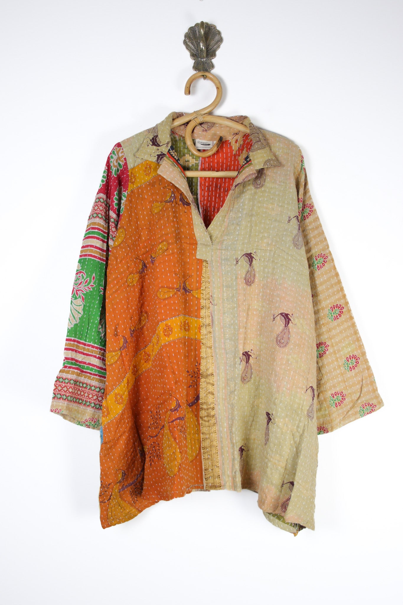 Poppy Kantha Tunic XL (12566)