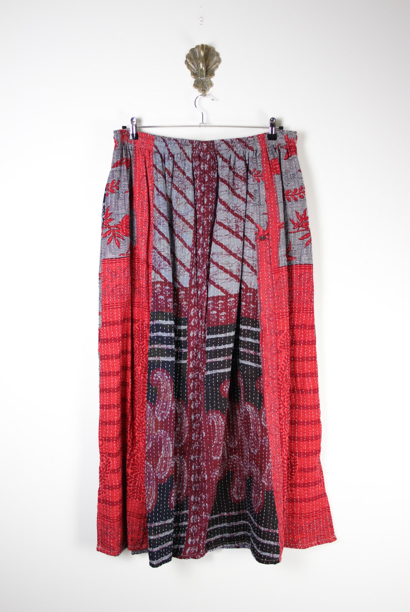 Rasika Kantha Skirt 2XL (19763) RasikaSkirt2XLRenewBohemian197632 Renew Bohemian Pty Ltd