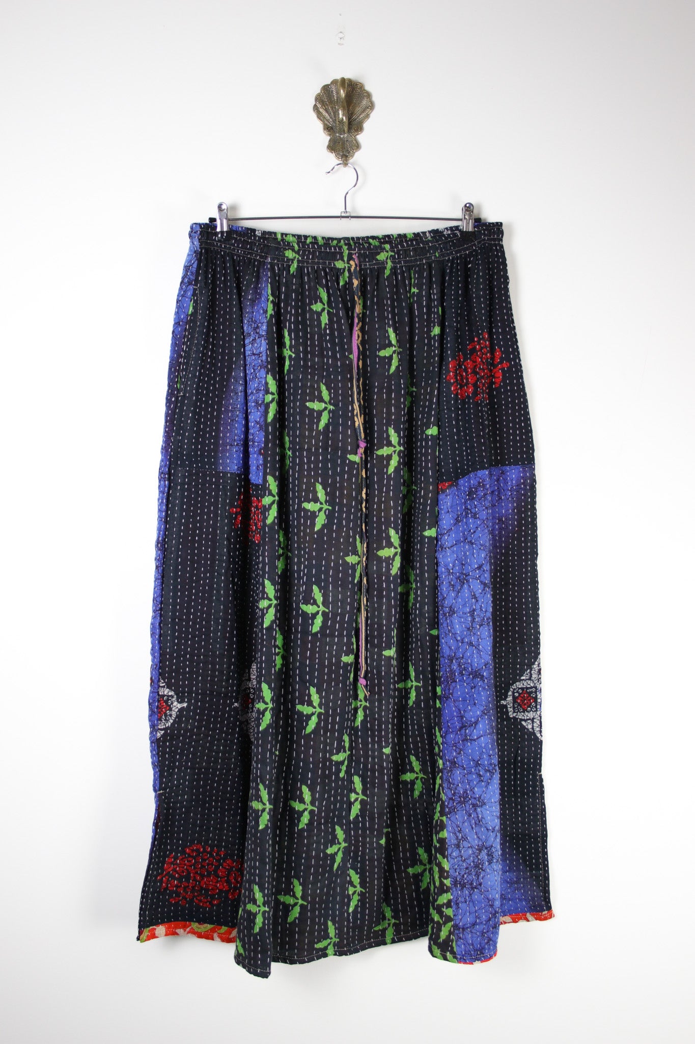 Rasika Kantha Skirt 2XL (19764) RasikaSkirt2XLRenewBohemian197641 Renew Bohemian Pty Ltd