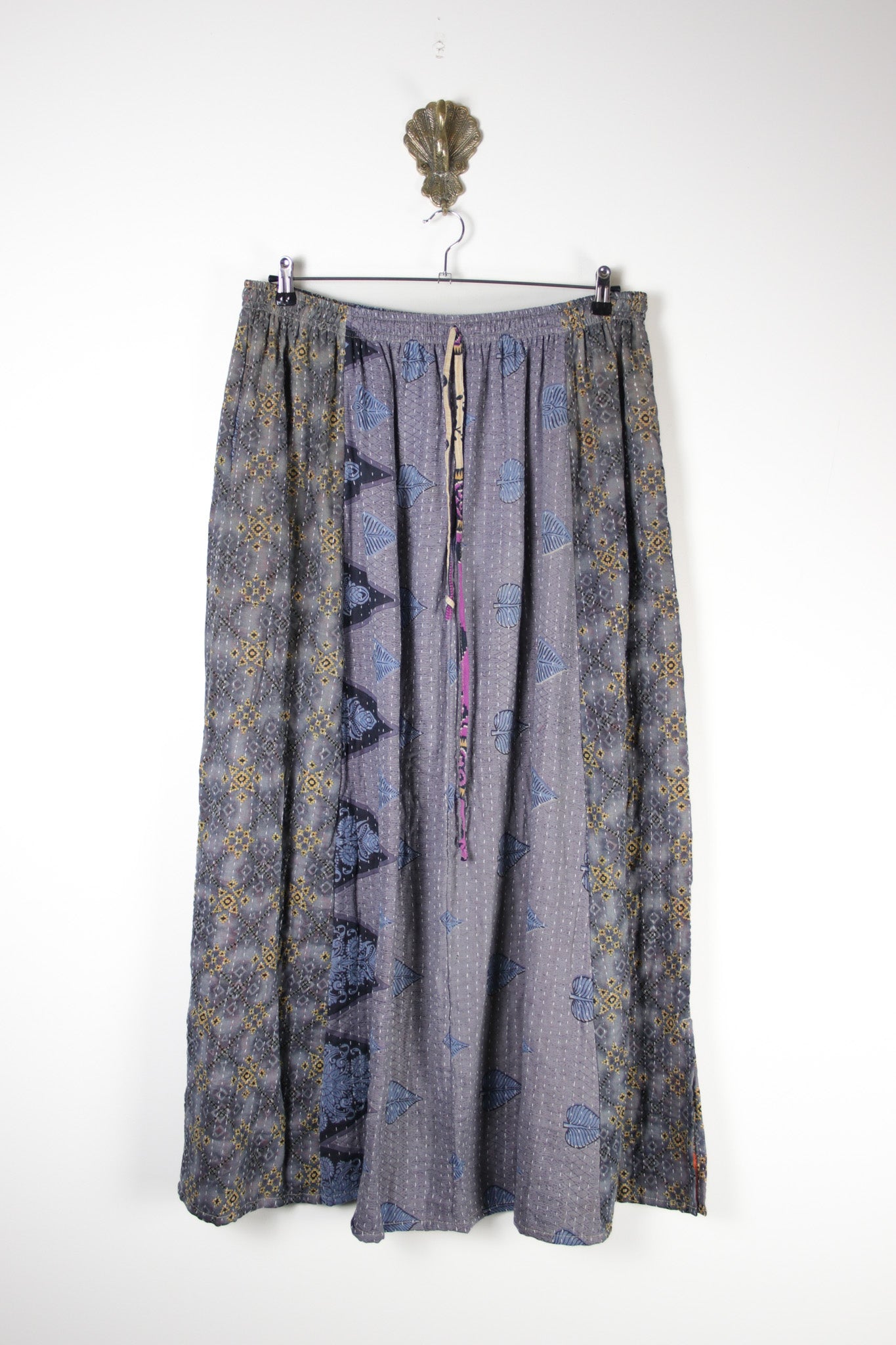 Rasika Kantha Skirt 2XL (19766) RasikaSkirt2XLRenewBohemian197661 Renew Bohemian Pty Ltd