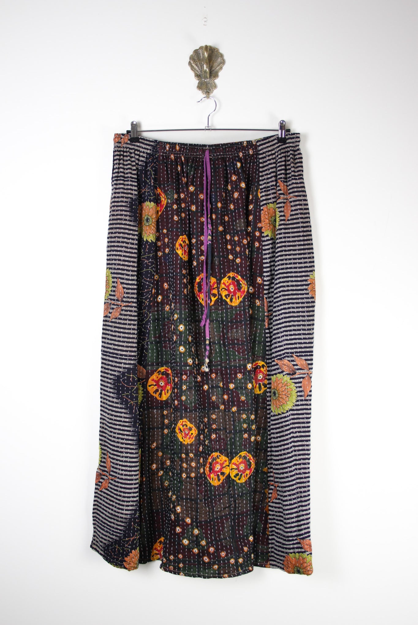 Rasika Kantha Skirt 2XL (19768) RasikaSkirt2XLRenewBohemian197681 Renew Bohemian Pty Ltd
