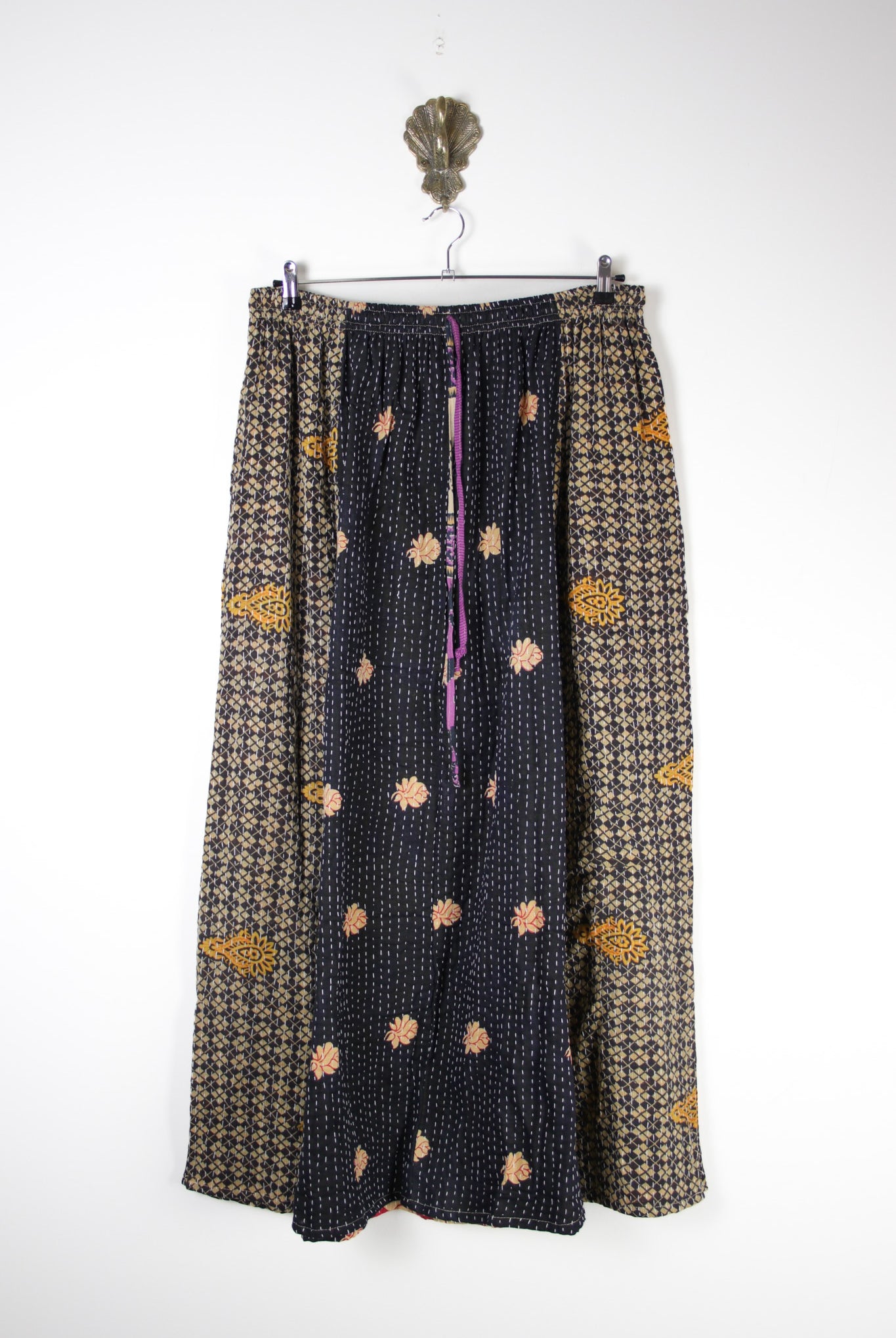 Rasika Kantha Skirt 2XL (19774) RasikaSkirt2XLRenewBohemian197741 Renew Bohemian Pty Ltd