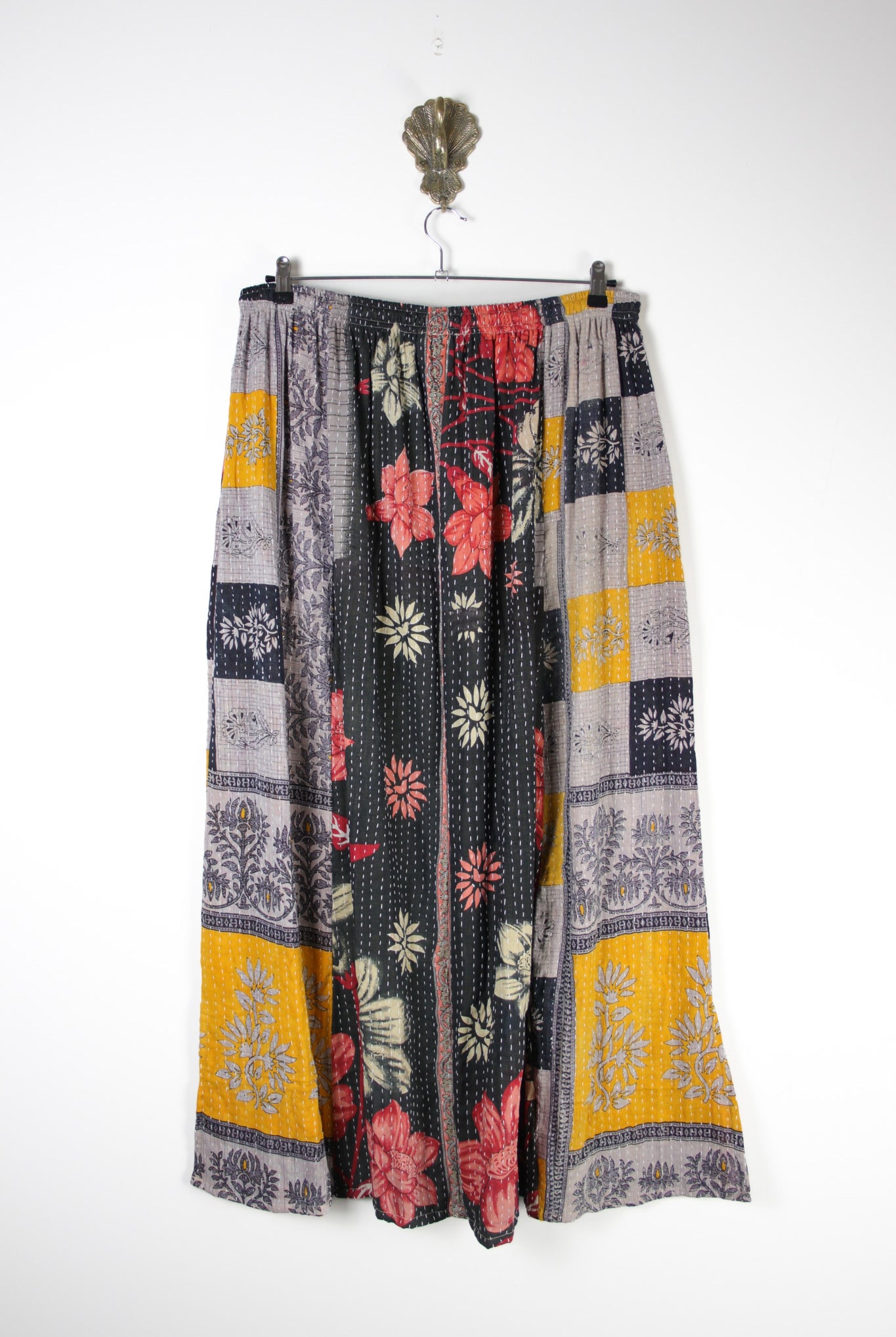 Rasika Kantha Skirt 2XL (19775) RasikaSkirt2XLRenewBohemian197752 Renew Bohemian Pty Ltd