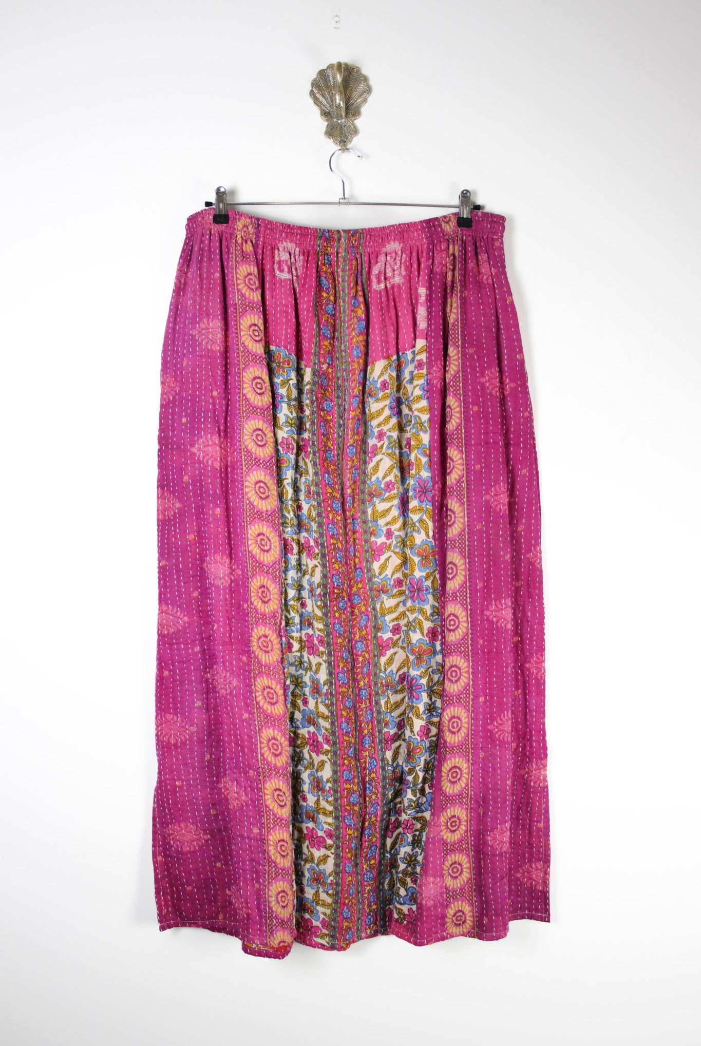 Rasika Kantha Skirt 3XL (19783) RasikaSkirt3XLRenewBohemian197832 Renew Bohemian Pty Ltd