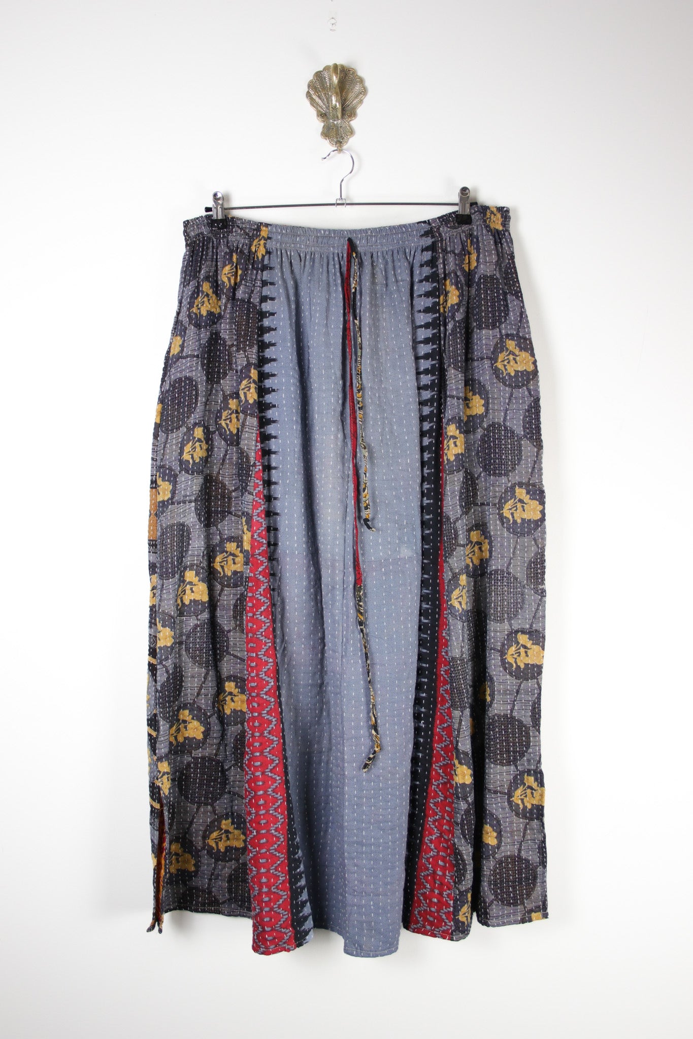 Rasika Kantha Skirt 3XL (19784) RasikaSkirt3XLRenewBohemian197841 Renew Bohemian Pty Ltd