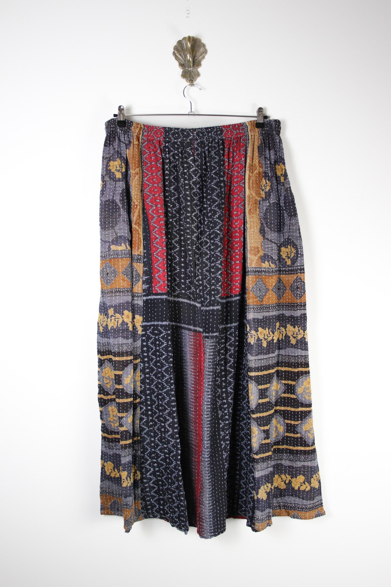 Rasika Kantha Skirt 3XL (19784) RasikaSkirt3XLRenewBohemian197842 Renew Bohemian Pty Ltd