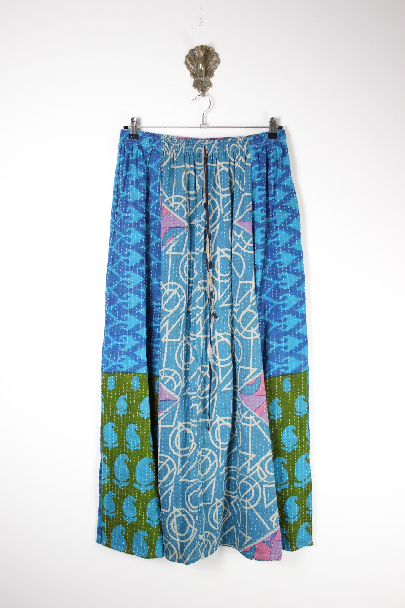 Rasika Kantha Skirt L (19742) RasikaSkirtLRenewBohemian197421 Renew Bohemian Pty Ltd