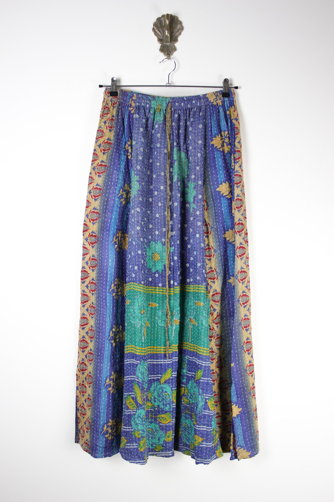 Rasika Kantha Skirt M (18788) RasikaSkirtMRenewBohemian187881 Renew Bohemian Pty Ltd