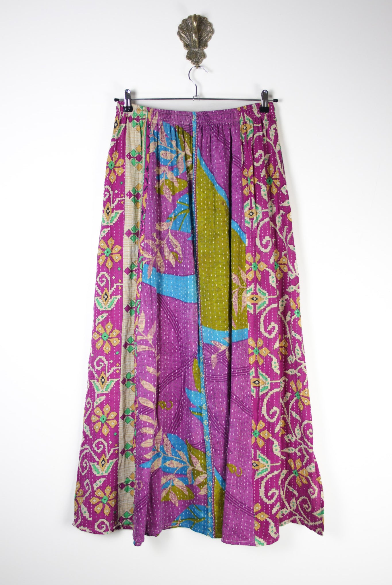 Rasika Kantha Skirt M (19719) RasikaSkirtMRenewBohemian197192 Renew Bohemian Pty Ltd