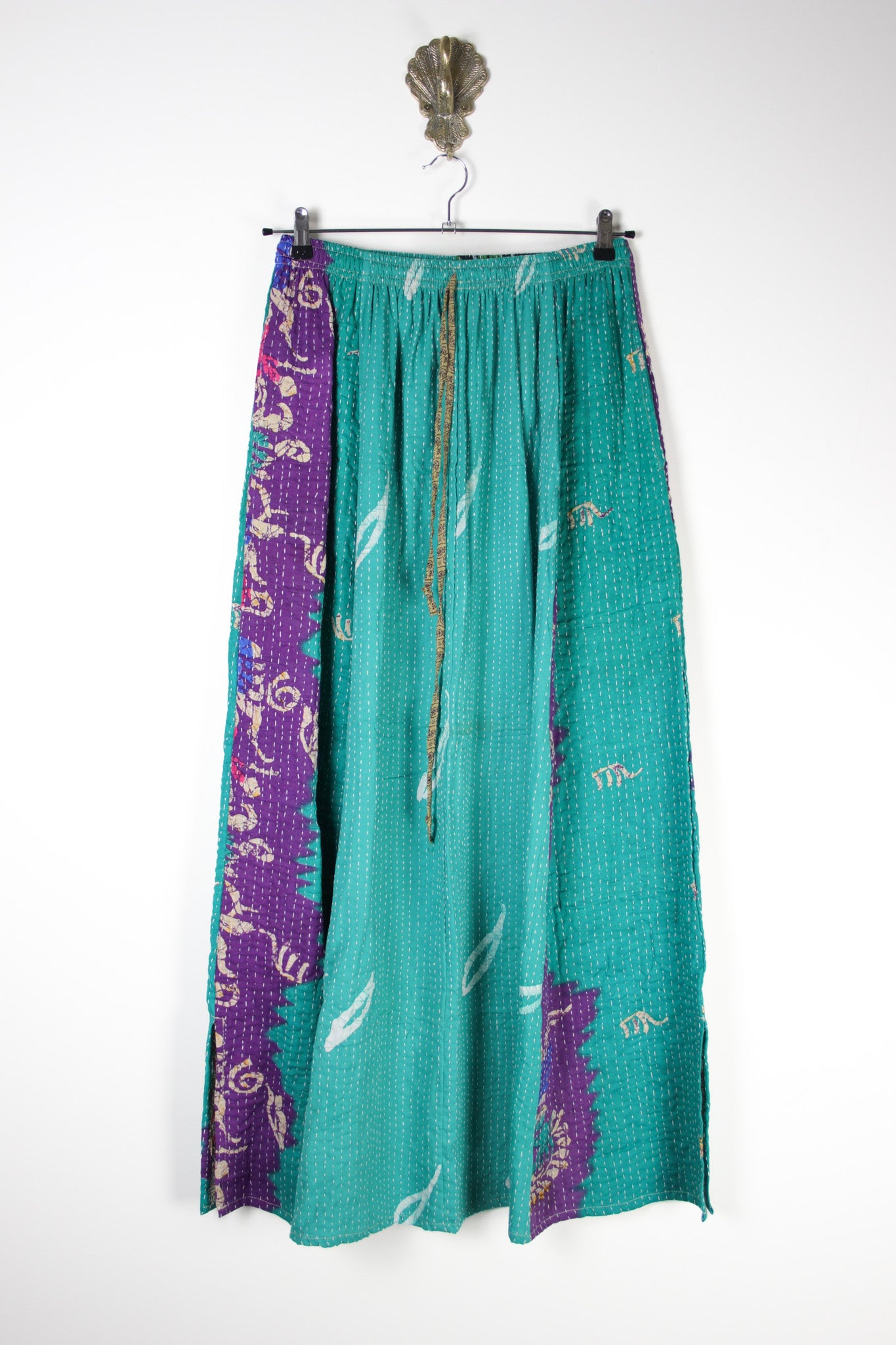 Rasika Kantha Skirt M (19720) RasikaSkirtMRenewBohemian197201 Renew Bohemian Pty Ltd