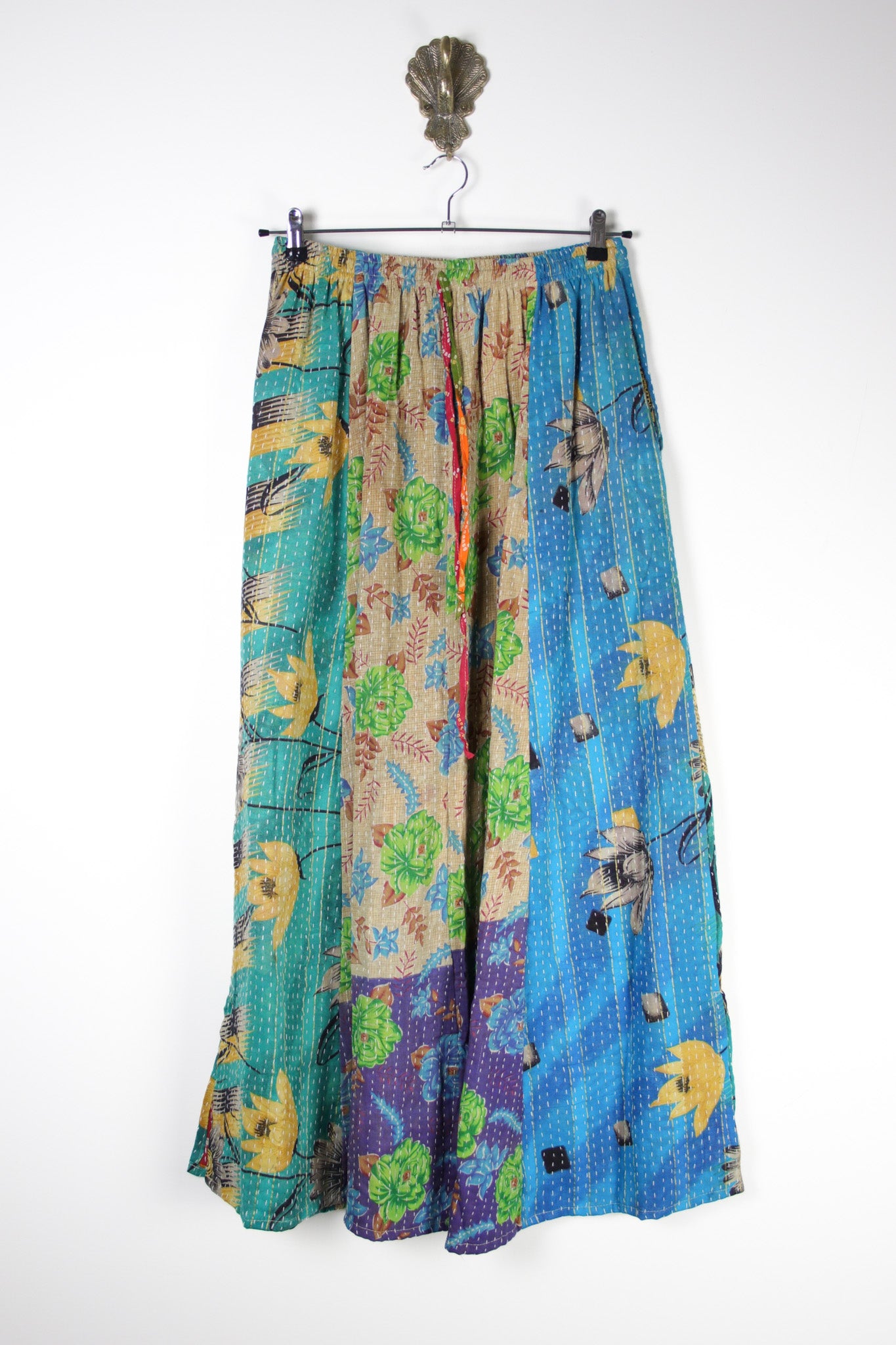 Rasika Kantha Skirt S (18767) RasikaSkirtSRenewBohemian187671 Renew Bohemian Pty Ltd