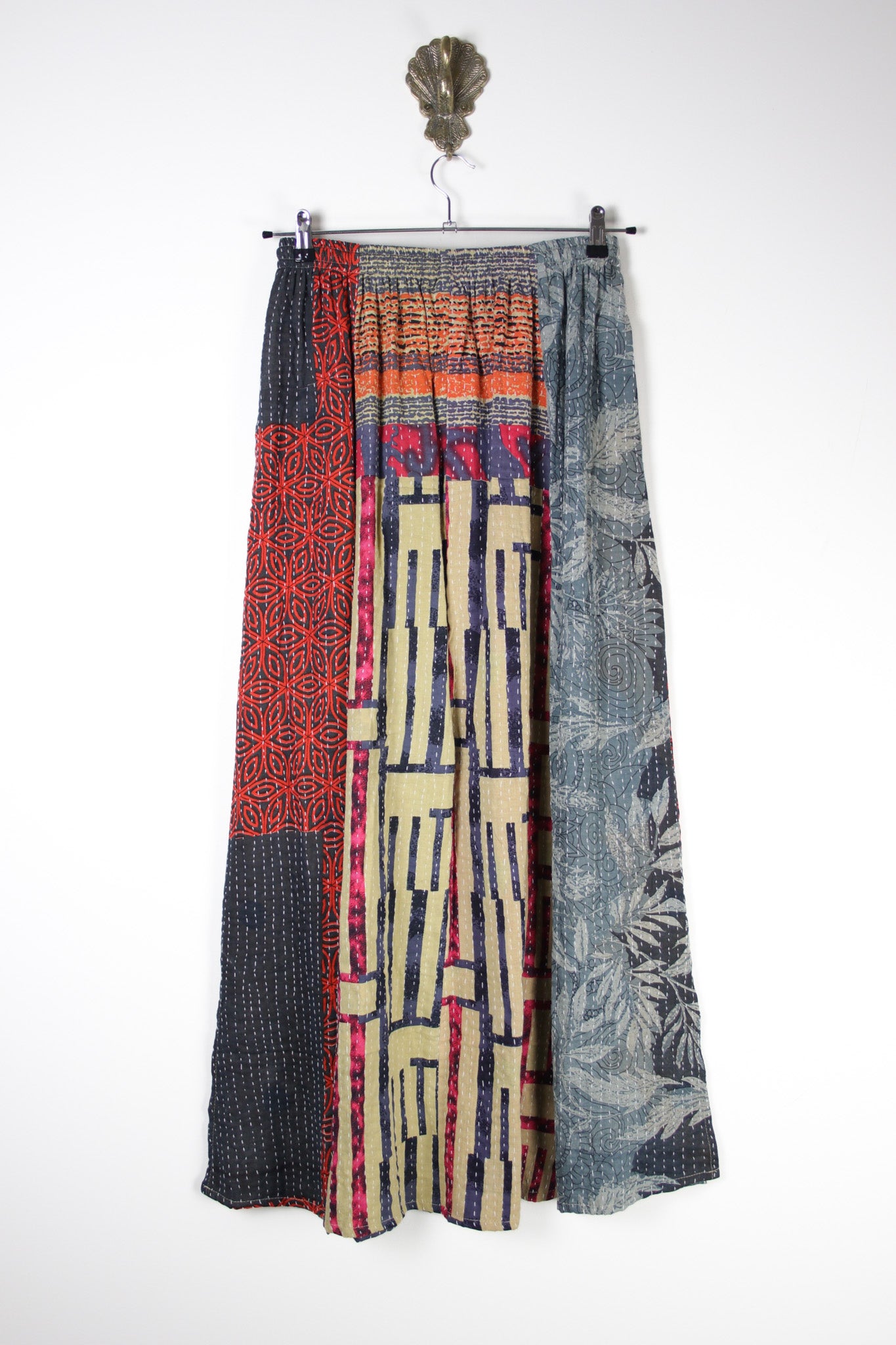 Rasika Kantha Skirt S (18773) RasikaSkirtSRenewBohemian187732 Renew Bohemian Pty Ltd
